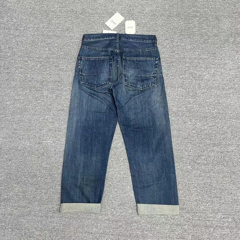 Dior Dior Boyfriend-style blue webbing rolled jeans Size US 32 / EU 48 - 2 Thumbnail
