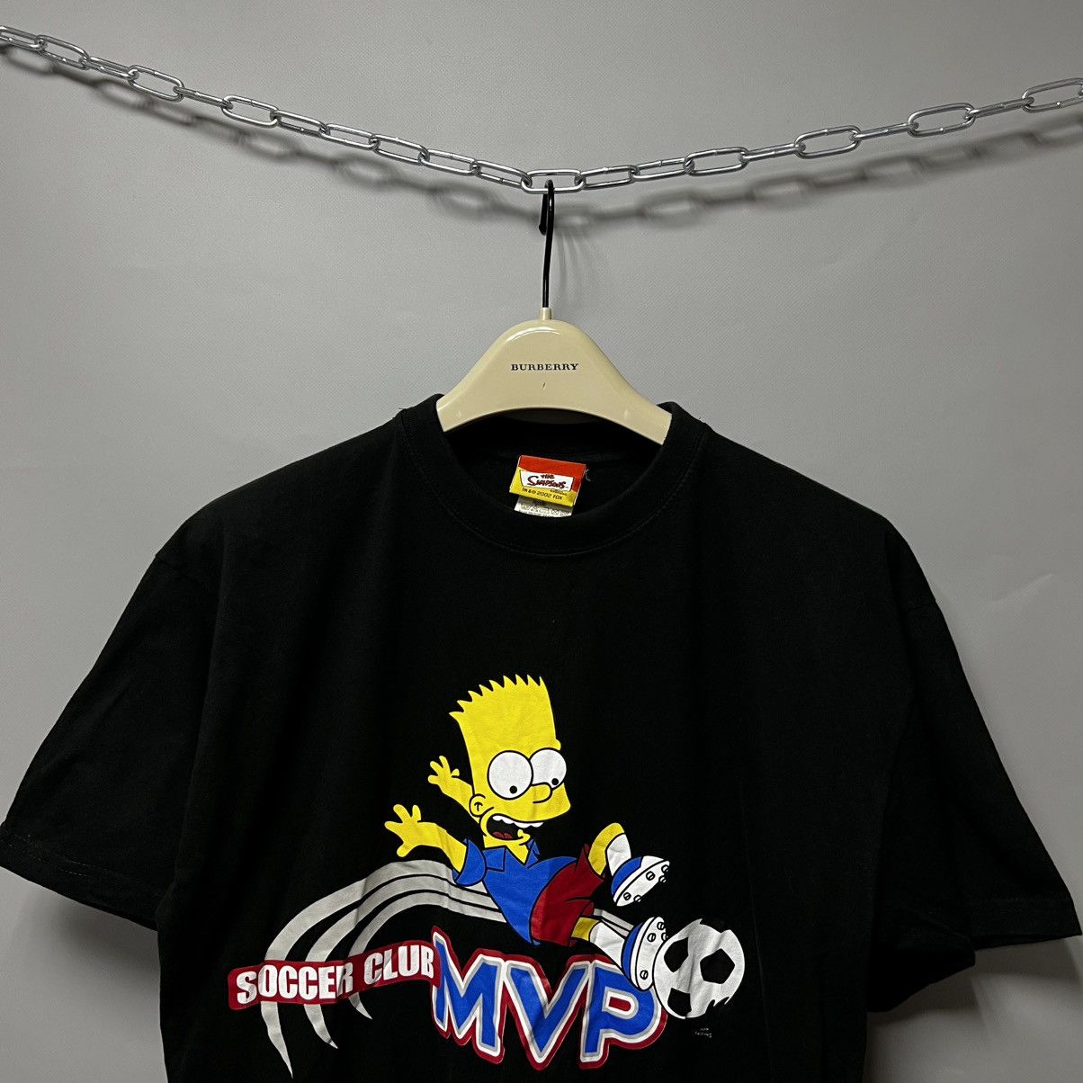 The Simpsons Vintage Simpsons 2002 T Shirt “MVP Soccer Club” Bart Tee Size US M / EU 48-50 / 2 - 3 Thumbnail