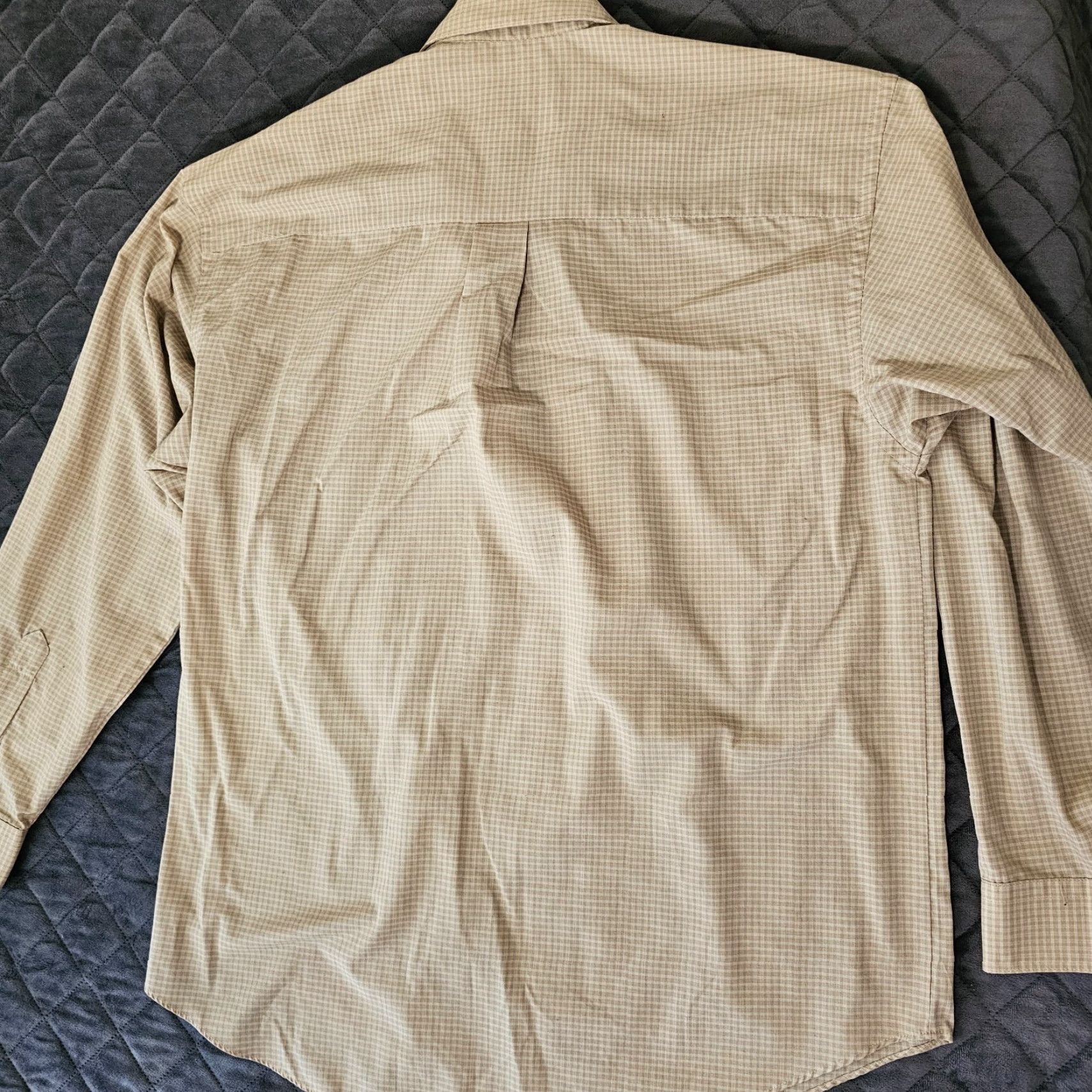 Arrow Arrow Button-Up Shirt Men M Brown Check Long Sleeve with Pocket Casual Size US M / EU 48-50 / 2 - 7 Thumbnail