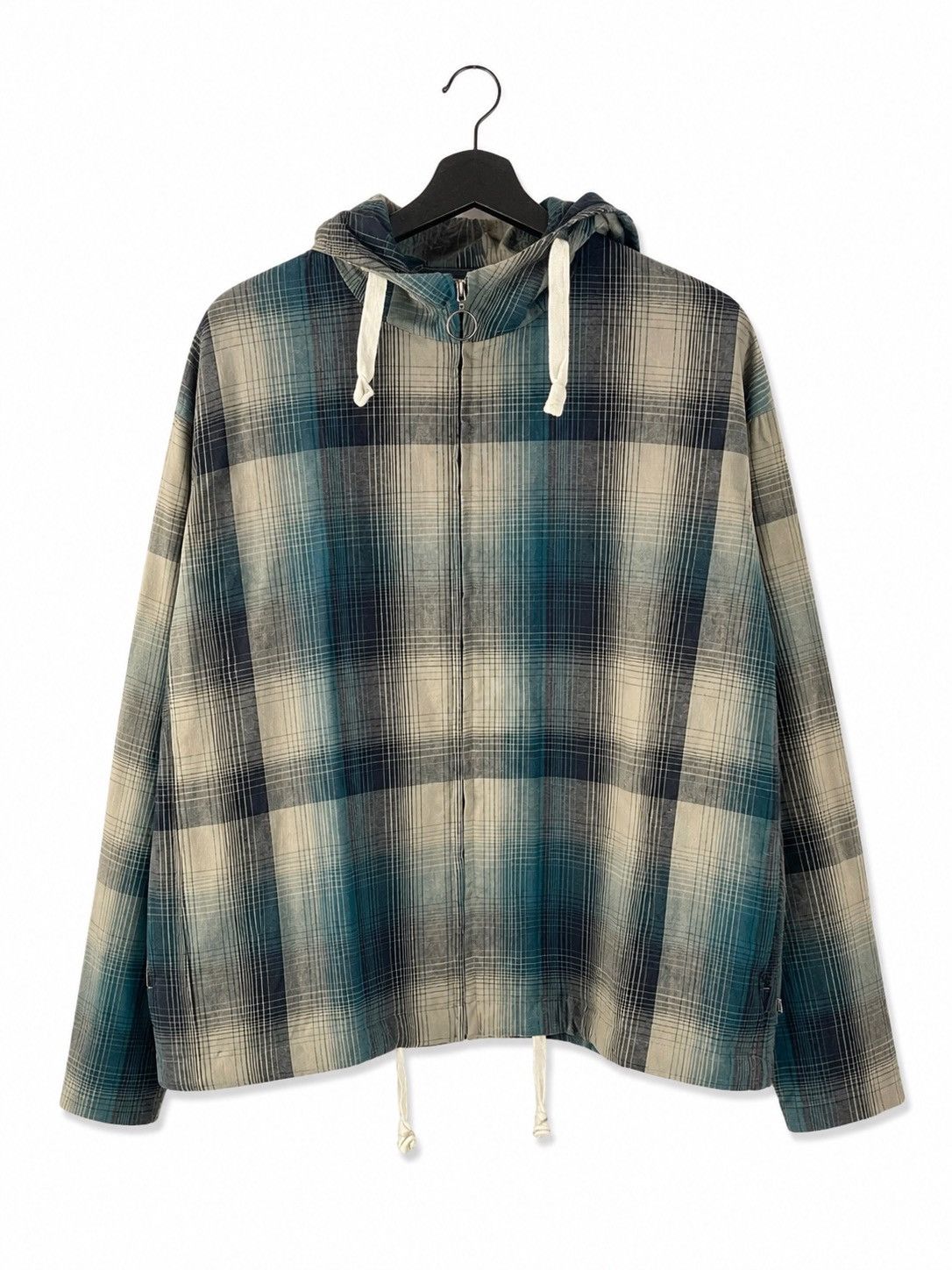 NANO universe Vintage NANO universe LB.03 Plaid Hooded Jacket Japanese Size US M / EU 48-50 / 2 - 1 Thumbnail