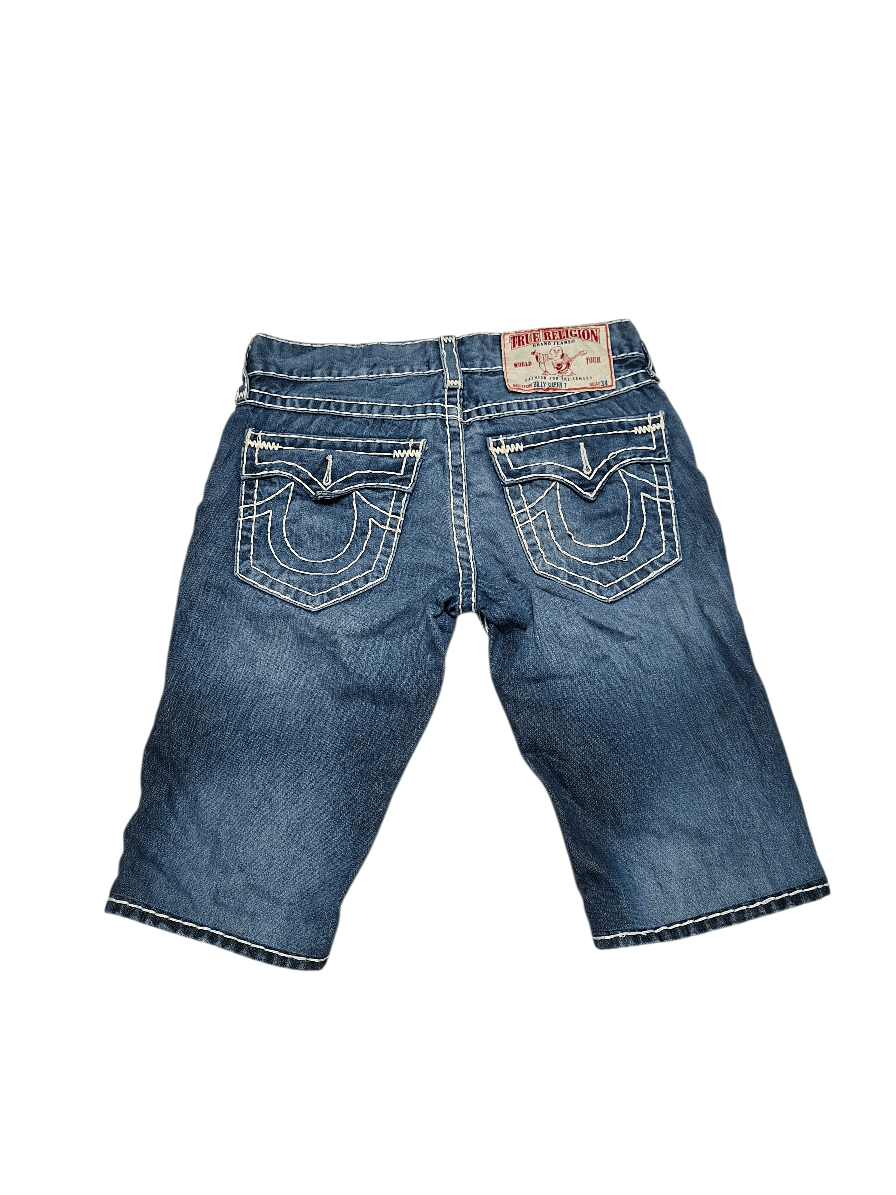 True Religion TRUE RELIGION VINTAGE SK8 MADE IN USA DENIM JEANS SHORTS Size US 32 / EU 48 - 3 Thumbnail