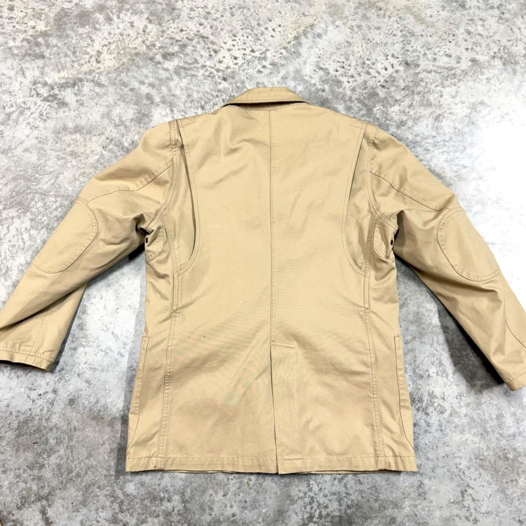 Duluth Trading Company Duluth Trading Co Blazer Mens Medium Beige Canvas Sport Coat Jacket Size 40R - 4 Thumbnail