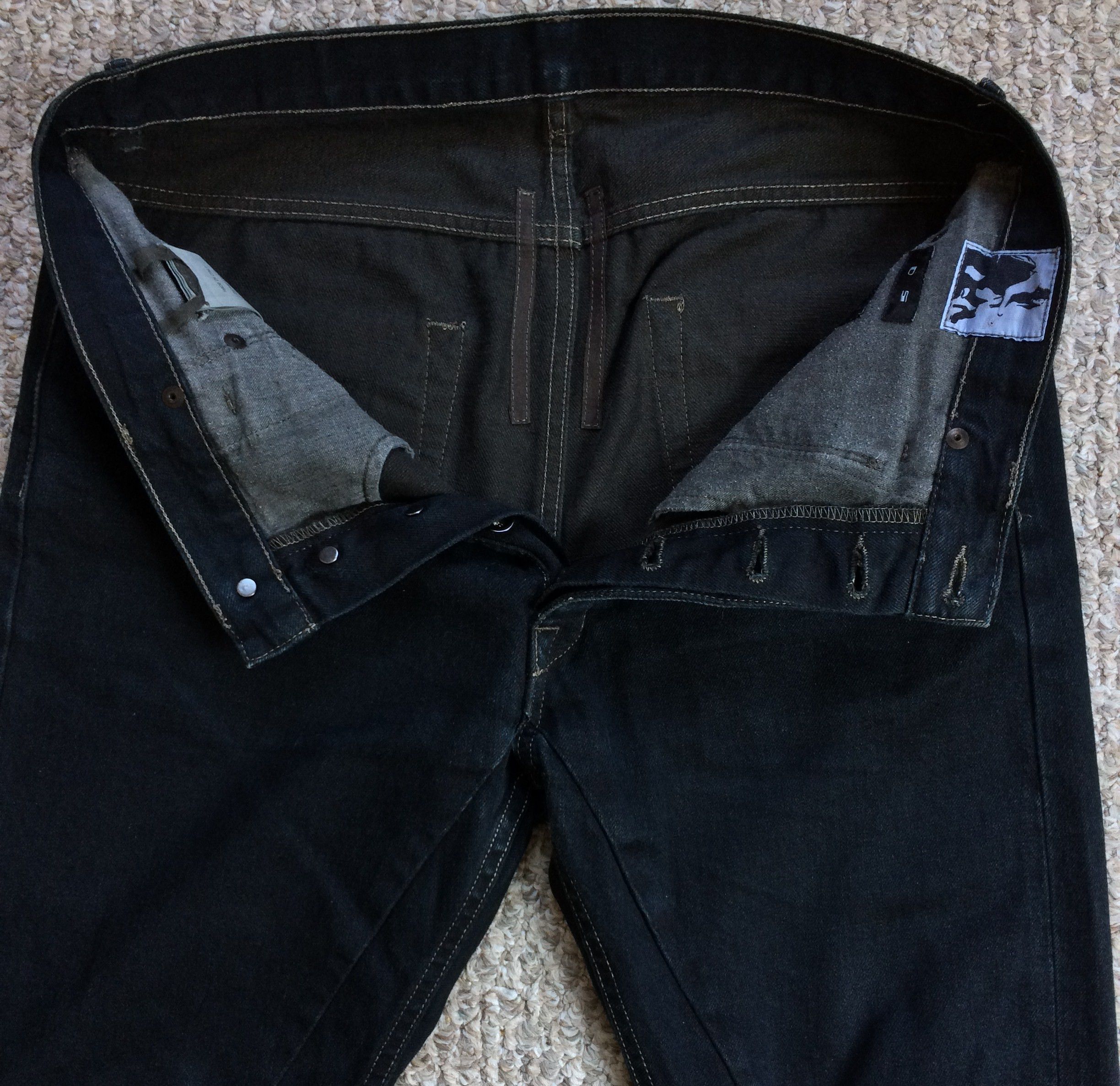 Rick Owens × Rick Owens Drkshdw Rick Owens DRKSHDW Torrence Cut Denim Size US 30 / EU 46 - 3 Thumbnail