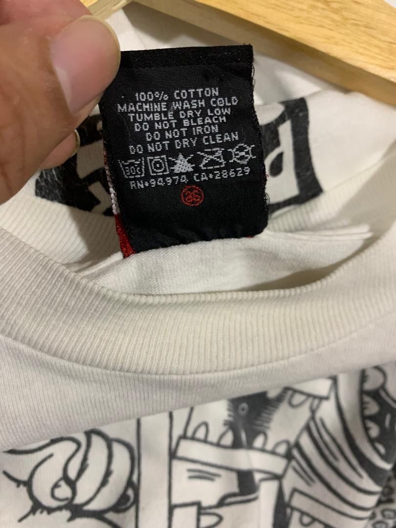 Stussy Vintage Stussy ❌ Peter Bagge Punk Comic Tshirt Size US XL / EU 56 / 4 - 6 Thumbnail