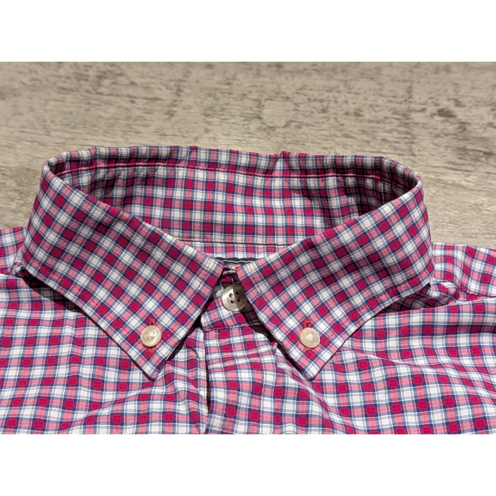 Vineyard Vines Vineyard Vines Tucker Shirt Mens S Slim Fit Long Sleeve Red White Gingham Button-Up Size US S / EU 44-46 / 1 - 6 Thumbnail