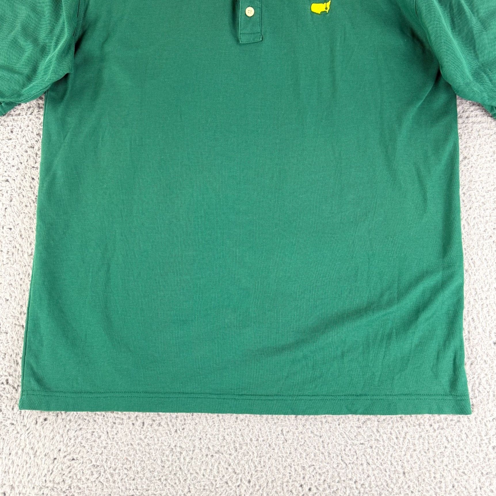 Vintage VINTAGE Masters Collection Golf Polo Shirt Mens Large Green Embroidered SS Knit Size US L / EU 52-54 / 3 - 6 Thumbnail