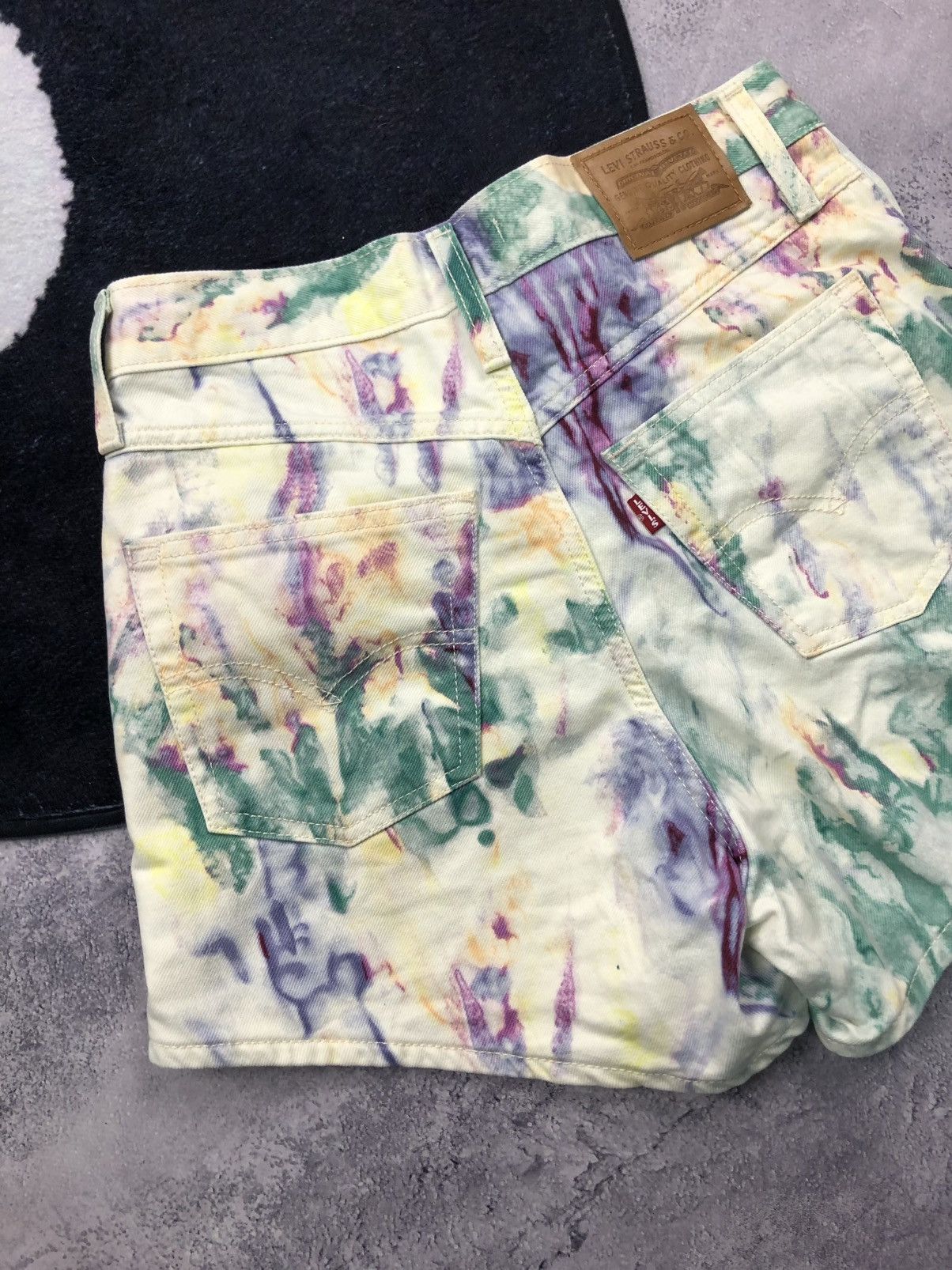 Levi's LEVIS Hype Multicolour Rare Shorts Streetwear Crazy Y2k Size 28" / US 6 / IT 42 - 13 Thumbnail