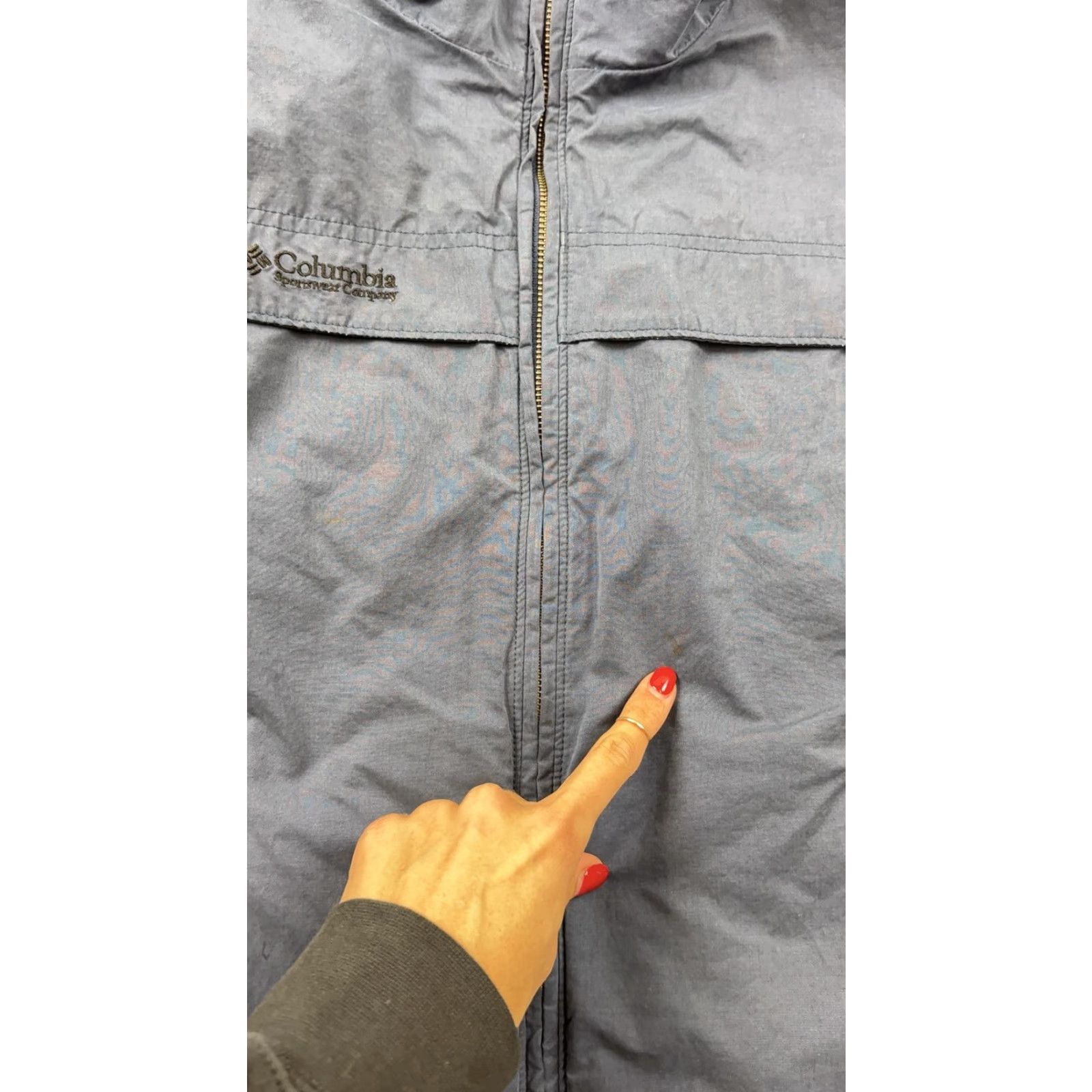Vintage Columbia Jacket Mens M Blue Windbreaker Full Zip Insulated Fleece Lined Casual Fall Winter Size US M / EU 48-50 / 2 - 6 Thumbnail