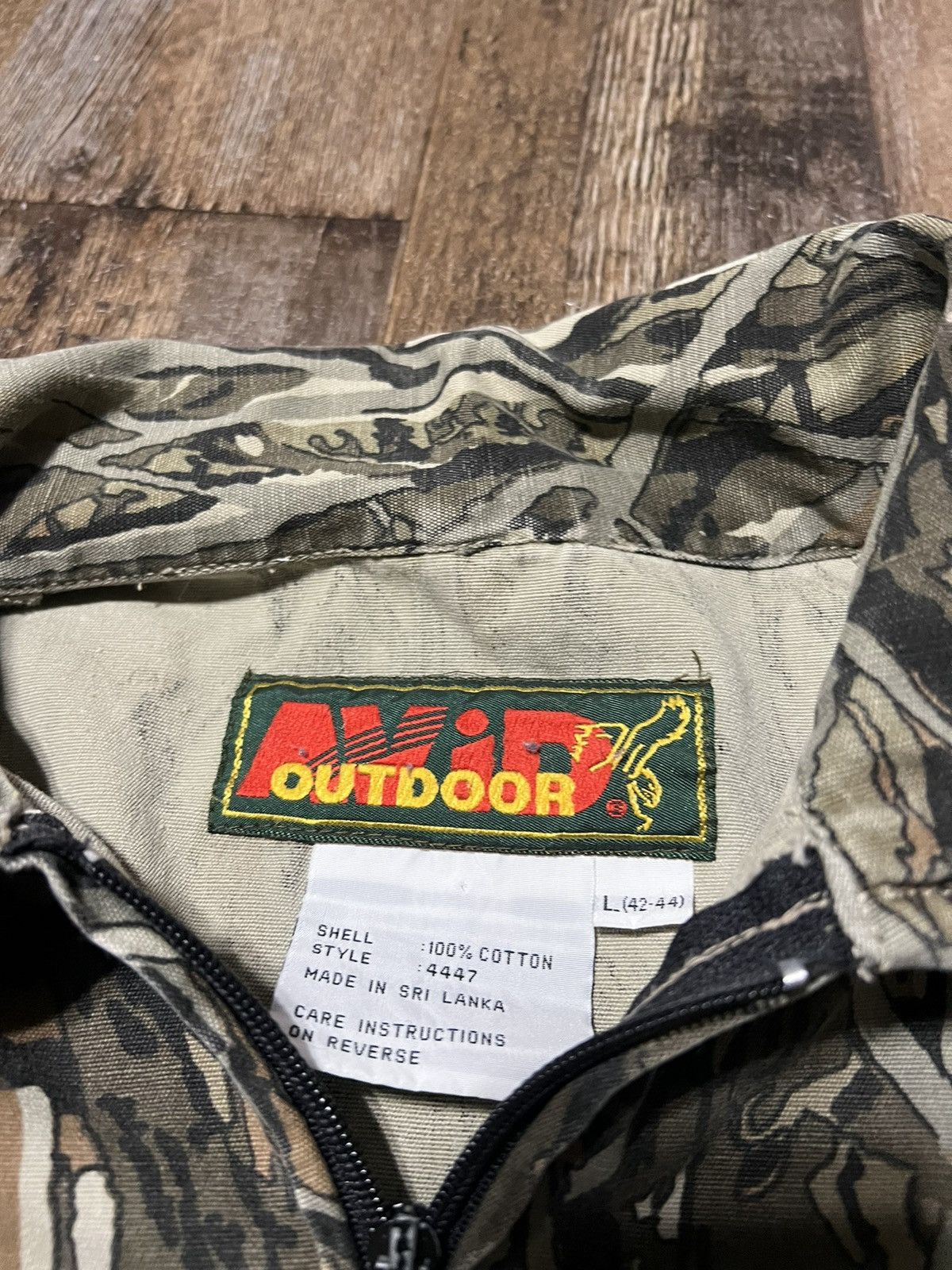 Vintage Vintage Brush Camo bomber Jacket Size US L / EU 52-54 / 3 - 5 Thumbnail
