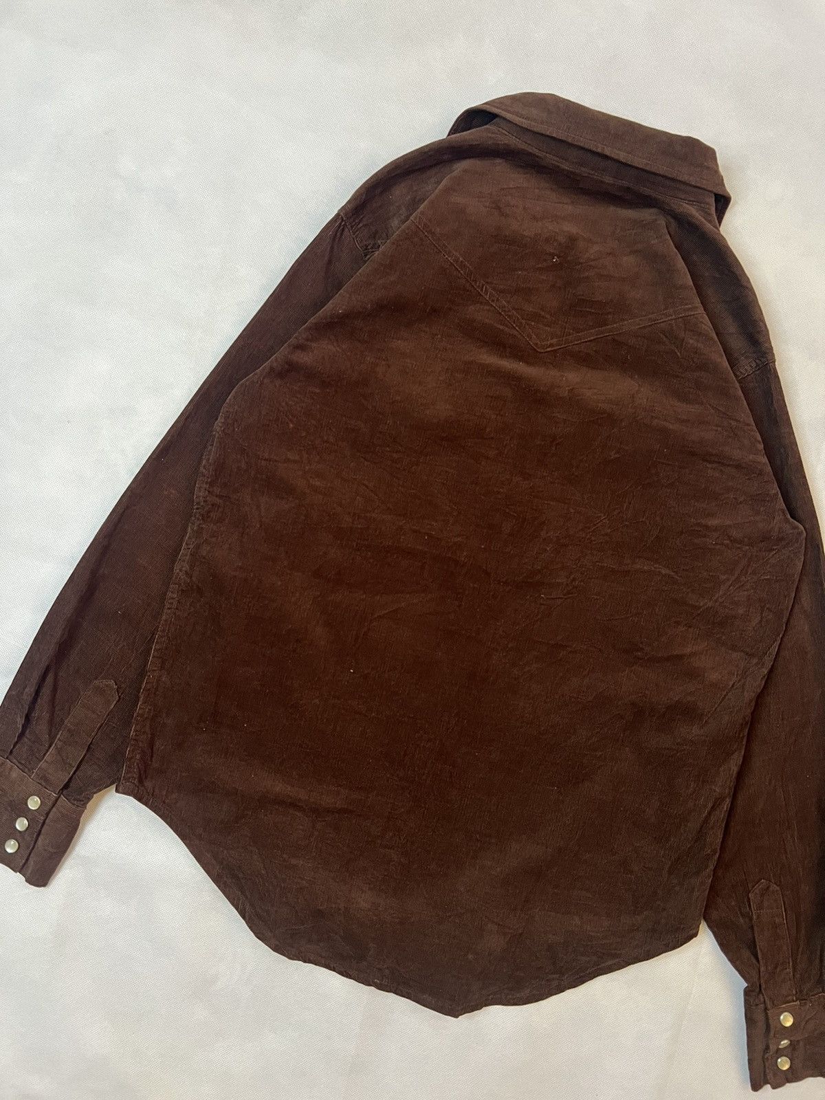 Japanese Brand Vtg Neyries Wear Western Brown Corduroy Shirt Size US M / EU 48-50 / 2 - 9 Thumbnail