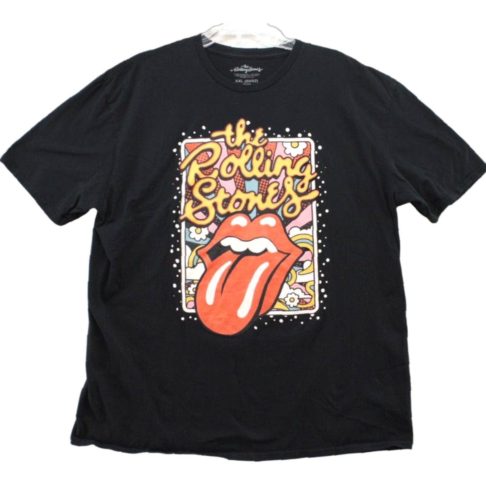 Vintage The Rolling Stones T-Shirt Men 2XL Black 50/52 Crew Neck 100% Cotton Graphics Size US XXL / EU 58 / 5 - 1 Thumbnail