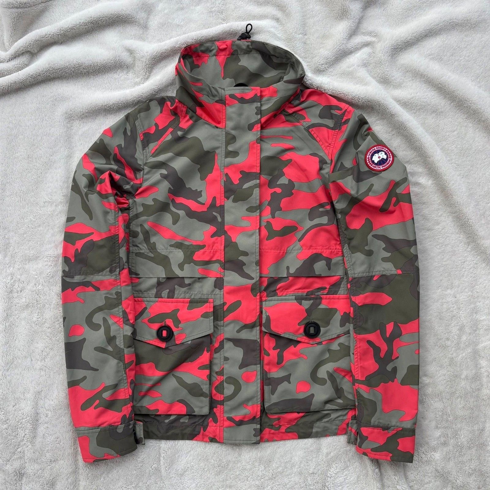 Canada Goose Canada Goose Fire Bud Camo Elmira Jacket - Small - $650 Size S / US 4 / IT 40 - 1 Thumbnail