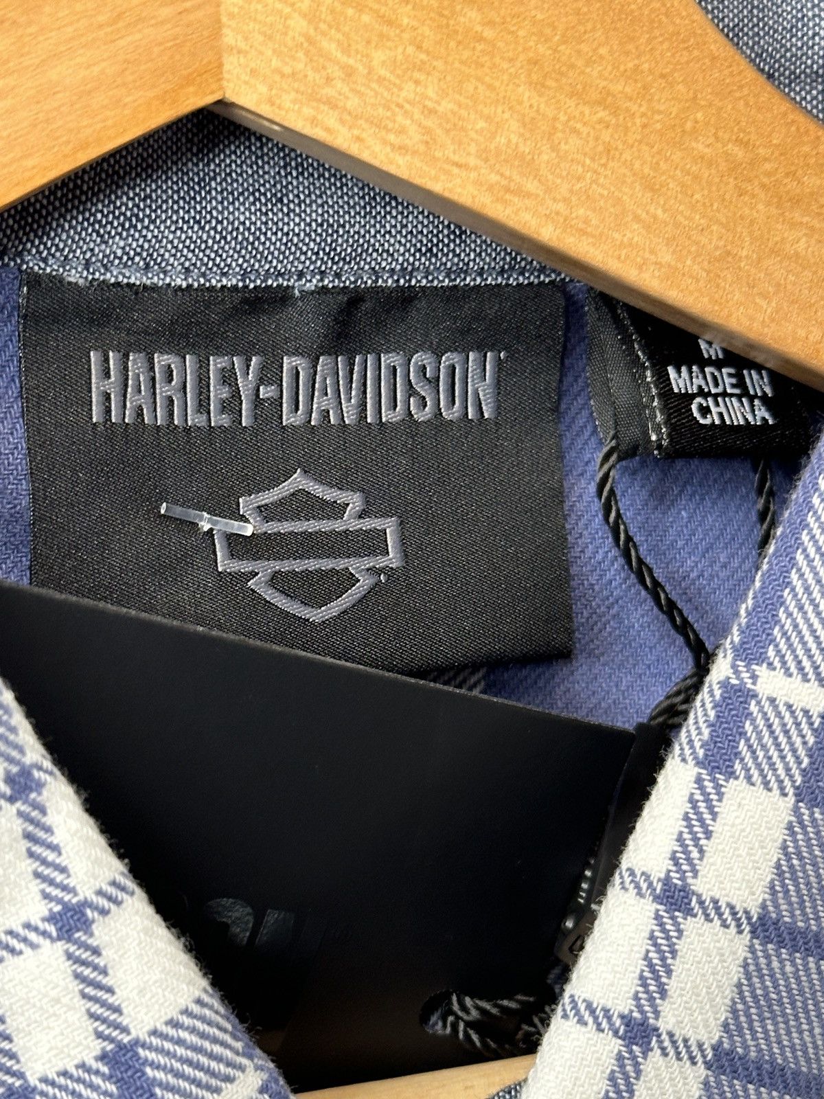 Designer × Harley Davidson RARE New Harley Davidson Double Pocket Button Shirt Shacket Size US M / EU 48-50 / 2 - 6 Thumbnail