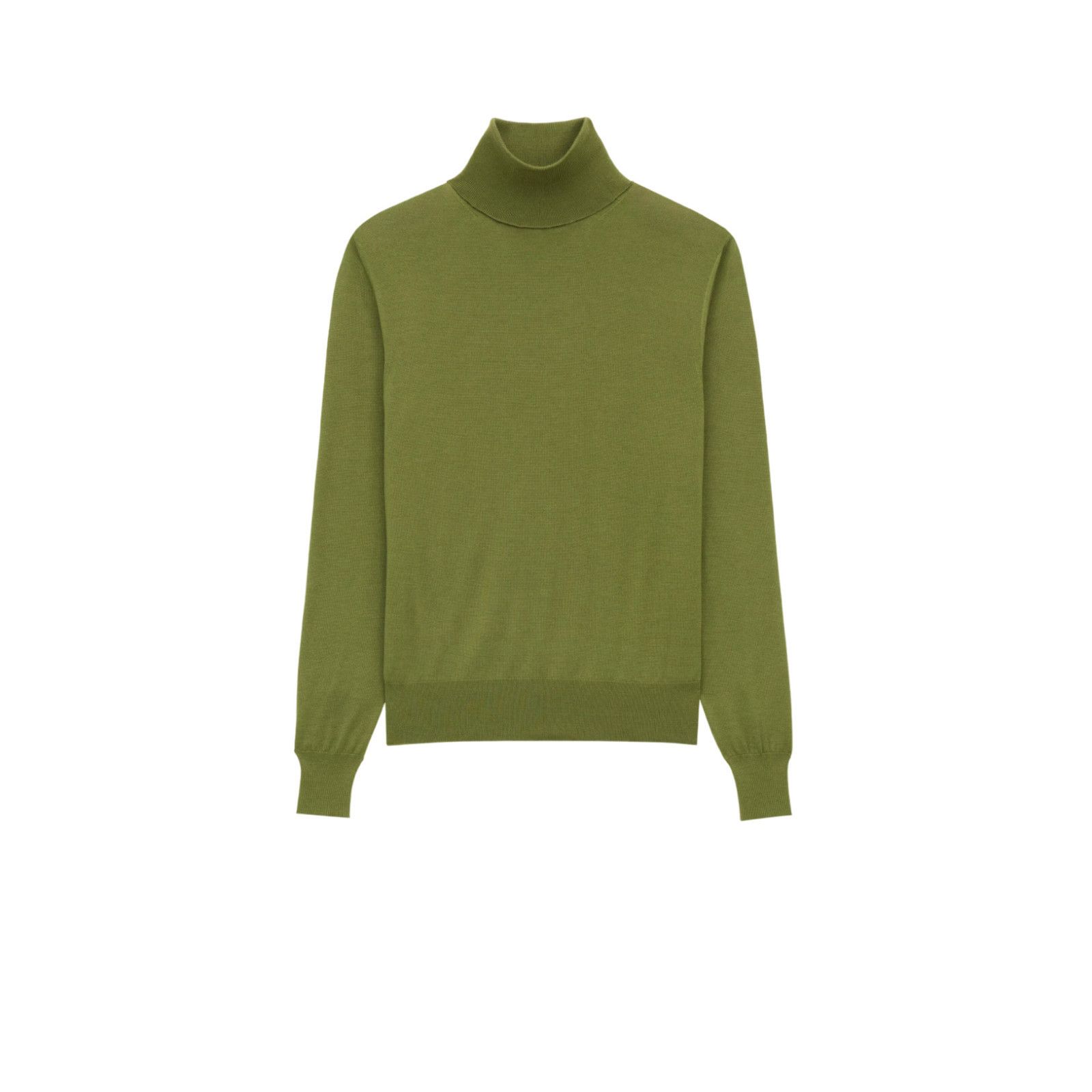 SAINT LAURENT $1650 Vert Olive Cashmere/Wool Sweater New & A