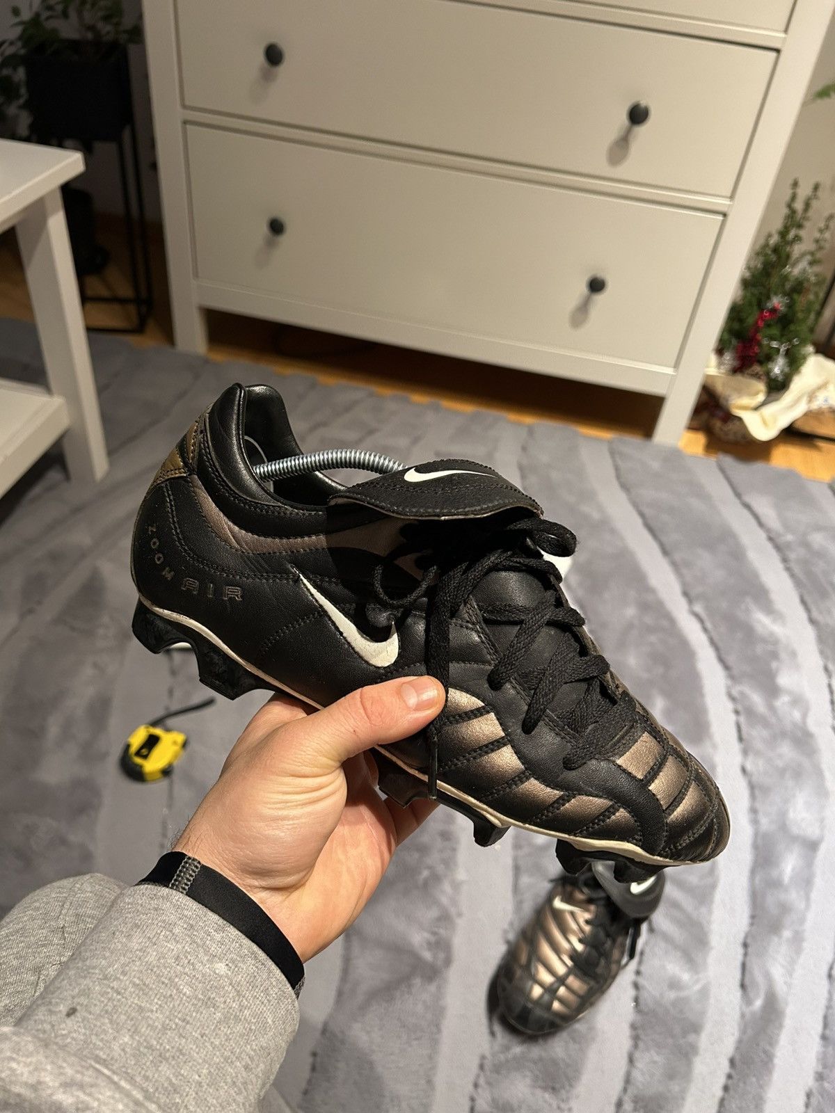 Nike Vintage Nike Total 90 Zoom Air FG Bronze Football Soccer Size US 9.5 / EU 42-43 - 5 Thumbnail