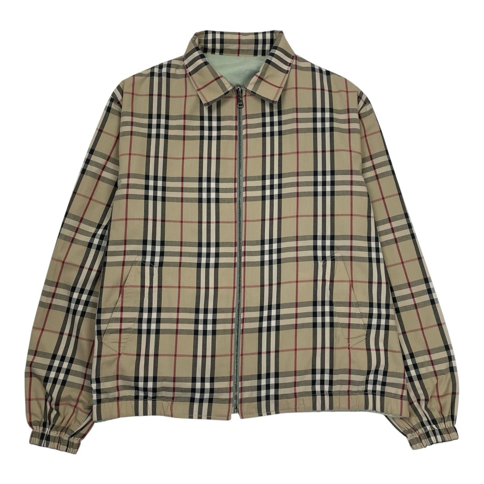 Burberry Burberry Nova Check Jacket Vintage Reversible Coat 50 L Size US L / EU 52-54 / 3 - 1 Thumbnail