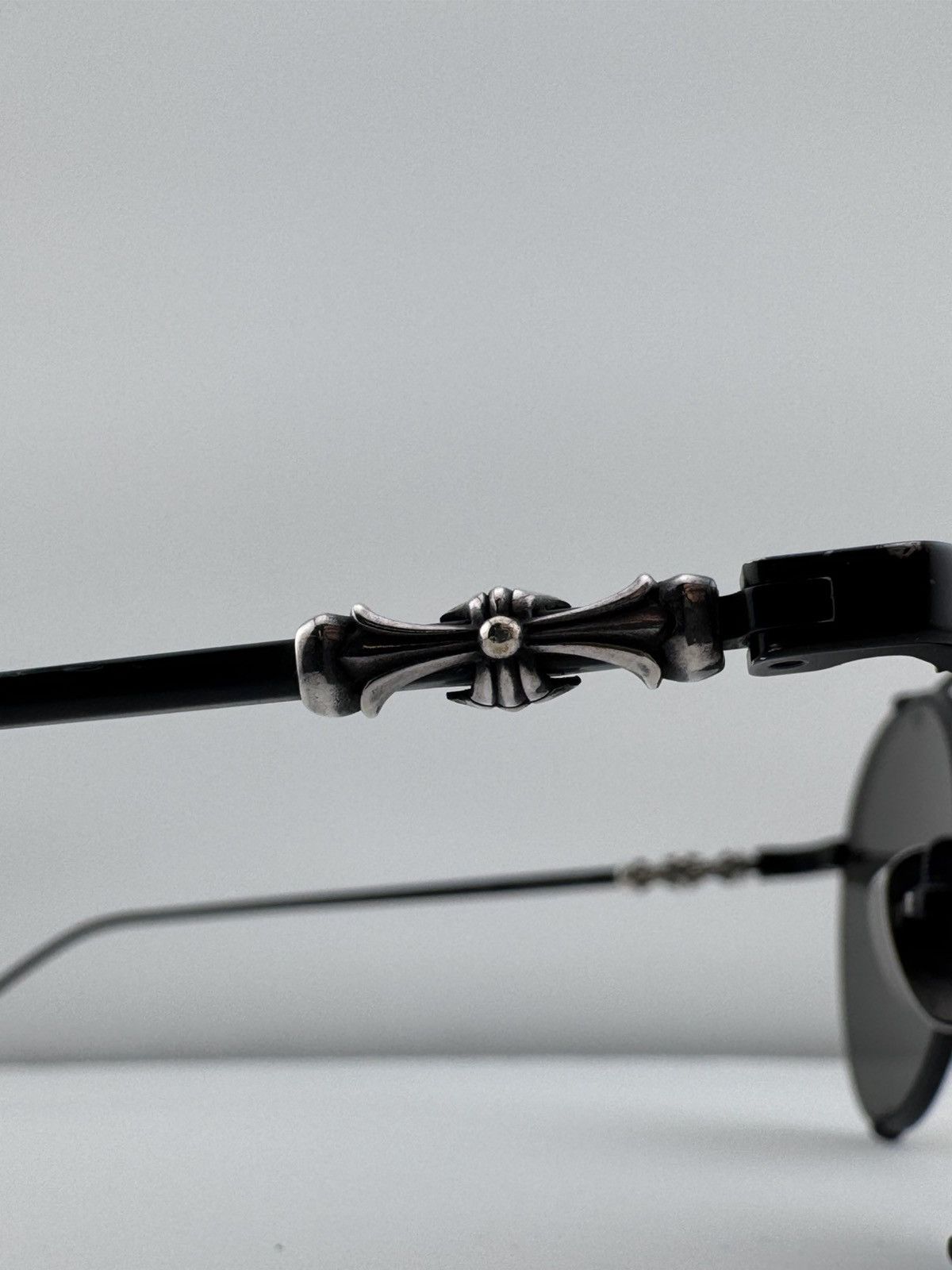 Chrome Hearts Chrome Hearts ‘Oralgami’ Double Bridge Sunglasses - Black Size ONE SIZE - 10 Thumbnail