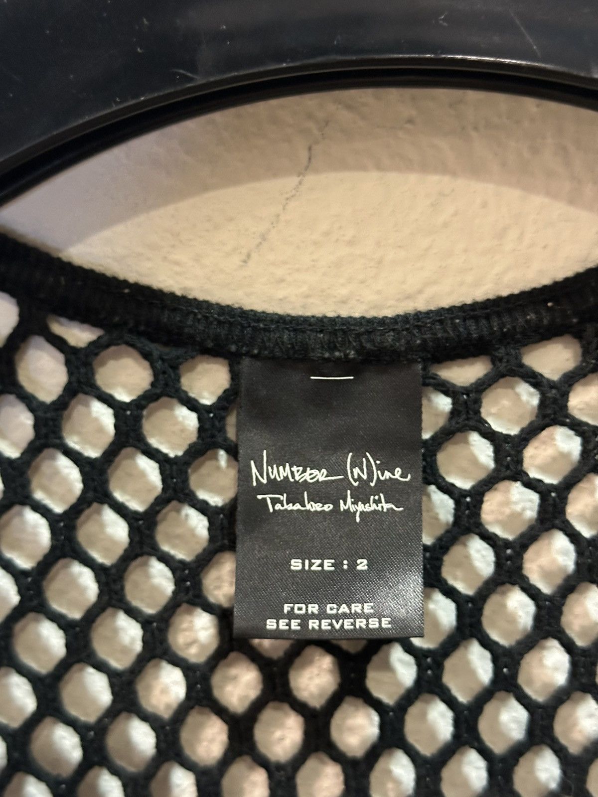 Number (N)ine SS04 Mesh Tank 2 Size US M / EU 48-50 / 2 - 2 Thumbnail