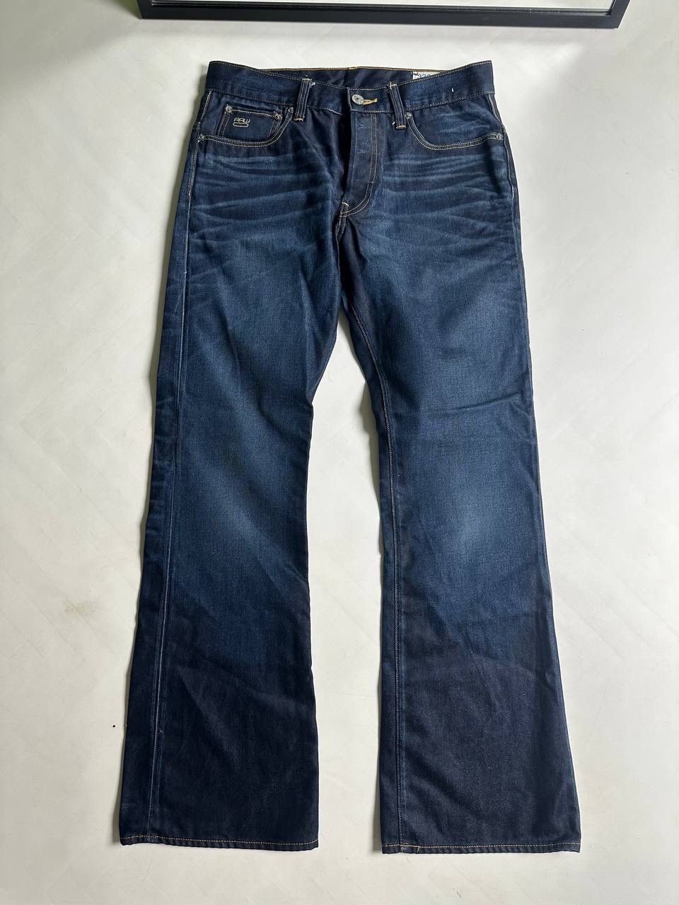 G-Star G Star Denim Natural Sun Faded Flared Japan Jeans Washed Size US 32 / EU 48 - 6 Thumbnail