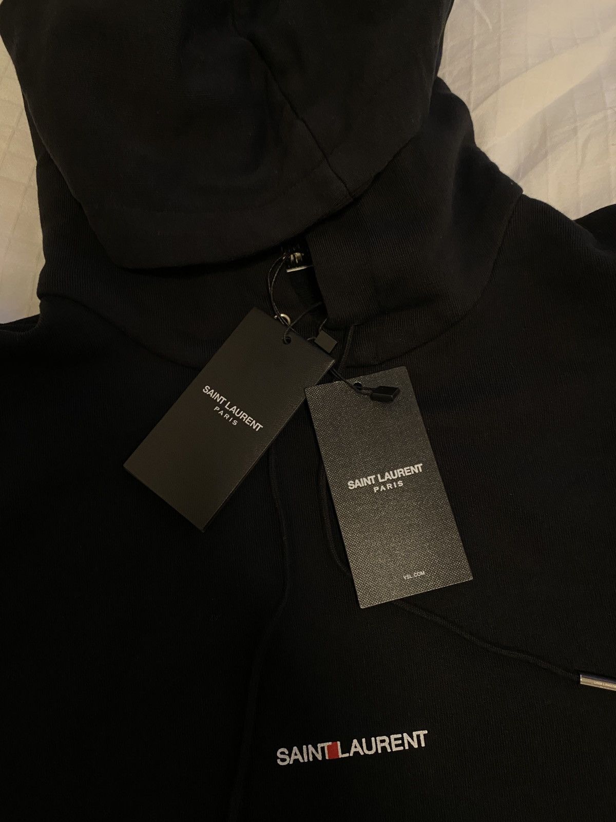Yves Saint Laurent YSL RIVE GAUCHE HOODIE Size US S / EU 44-46 / 1 - 3 Thumbnail