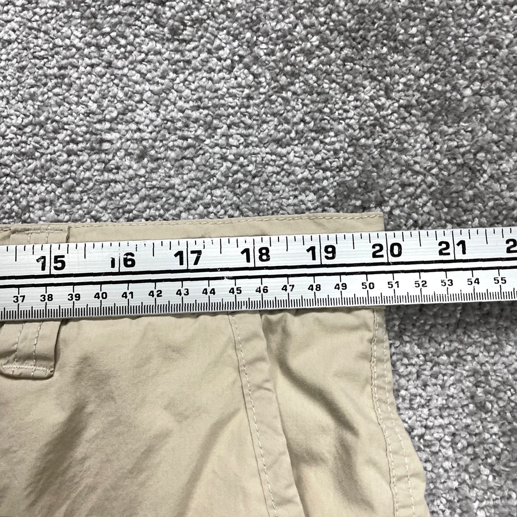 Vintage Columbia Shorts Men 38 Beige Chino Cotton Casual Outdoor 10in Inseam Pockets Mens Size US 38 / EU 54 - 6 Thumbnail