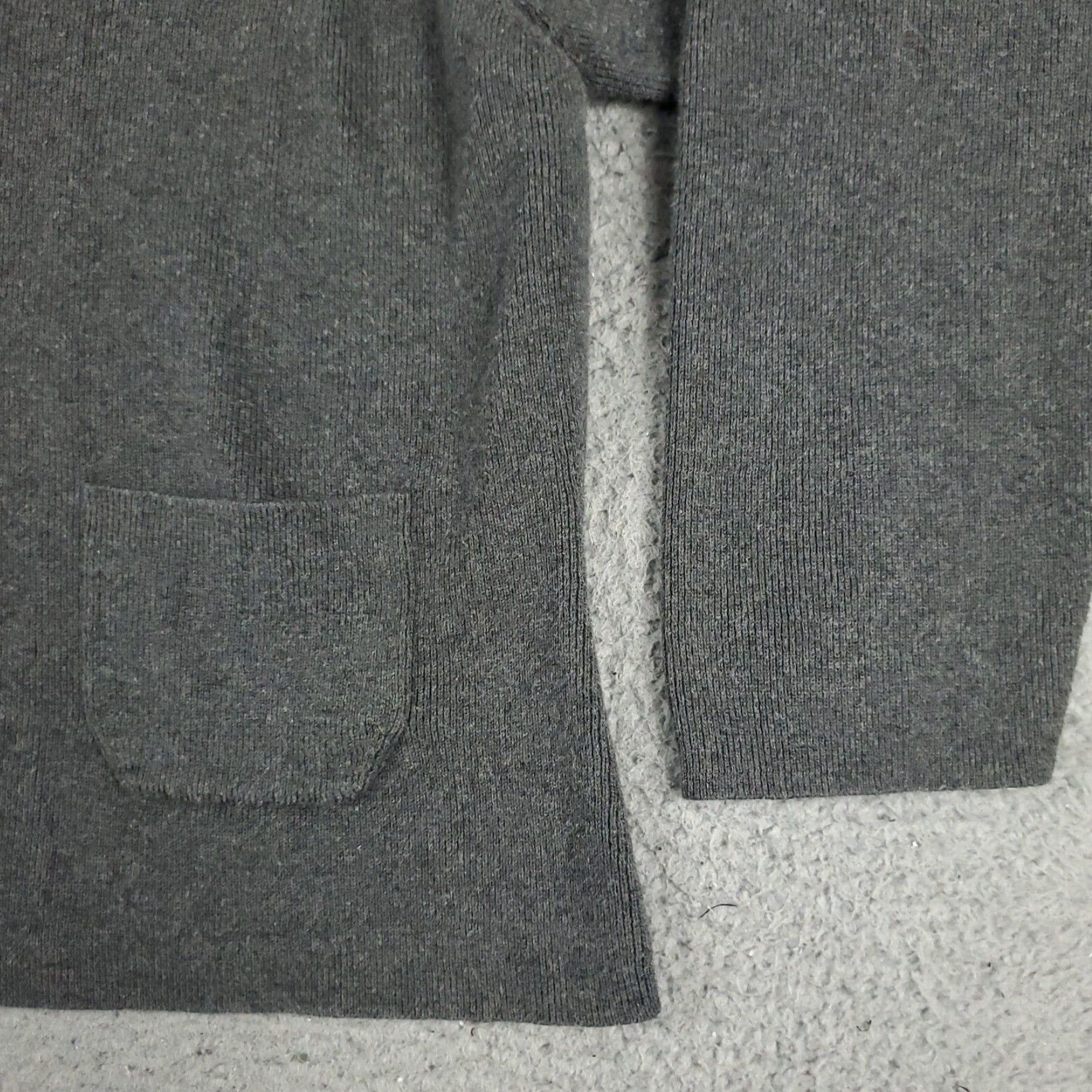 J. Jill J Jill Womens Large Gray Shawl Collar Cardigan Button Up Ladies Sweater Size L / US 10 / IT 46 - 4 Thumbnail