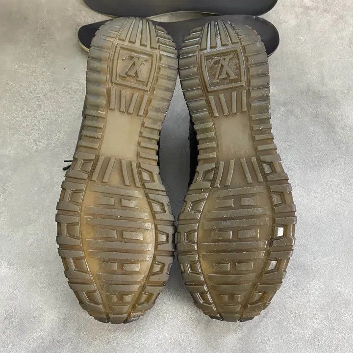 Louis Vuitton Louis Vuitton Black Crocodile Leather Low-top Sneakers -250 Size US 9 / EU 42 - 4 Thumbnail