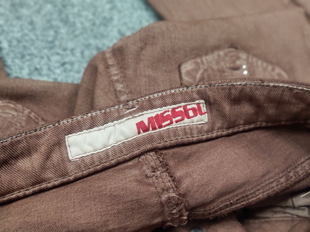 Miss Sixty Vintage Miss Sixty Y2K Style Flared Denim brown Jeans Size 24" / US 00 / IT 34 - 14 Thumbnail