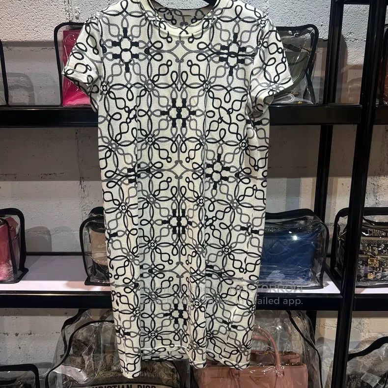 Other Hermes Black and White Colorblock Dress with Classic Rope Size XS / US 0-2 / IT 36-38 - 1 Thumbnail