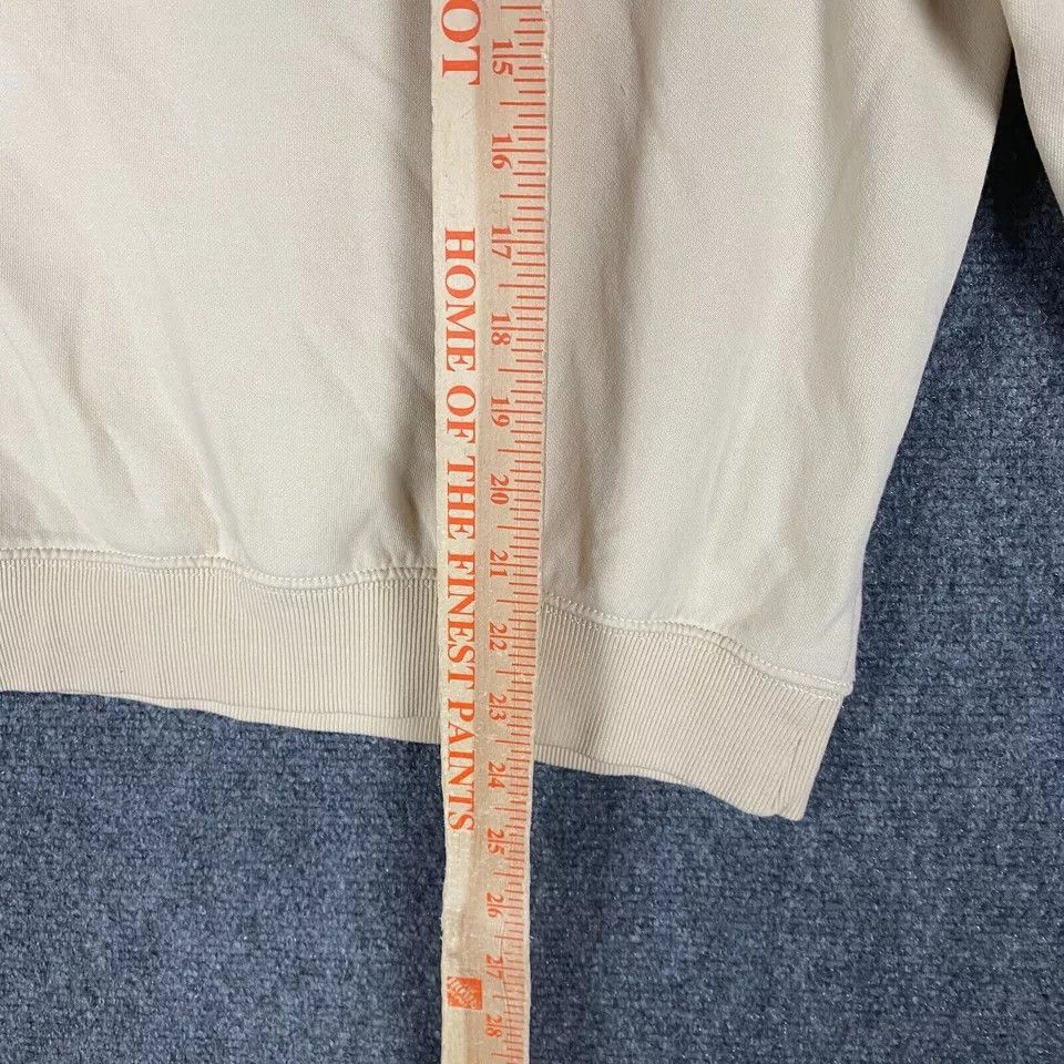 H&M H&M Sweatshirt Women's XS Pullover Beige Cotton Blend Size XS / US 0-2 / IT 36-38 - 6 Thumbnail