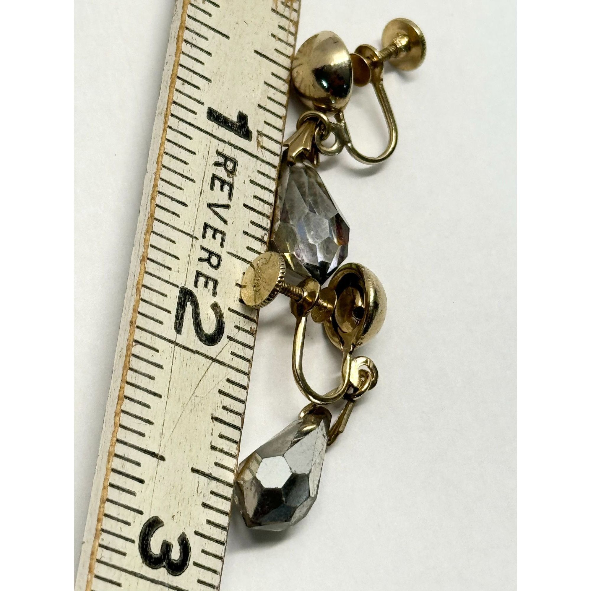 Vintage Vintage Coro Faceted Crystal Drop Earrings Size ONE SIZE - 5 Thumbnail