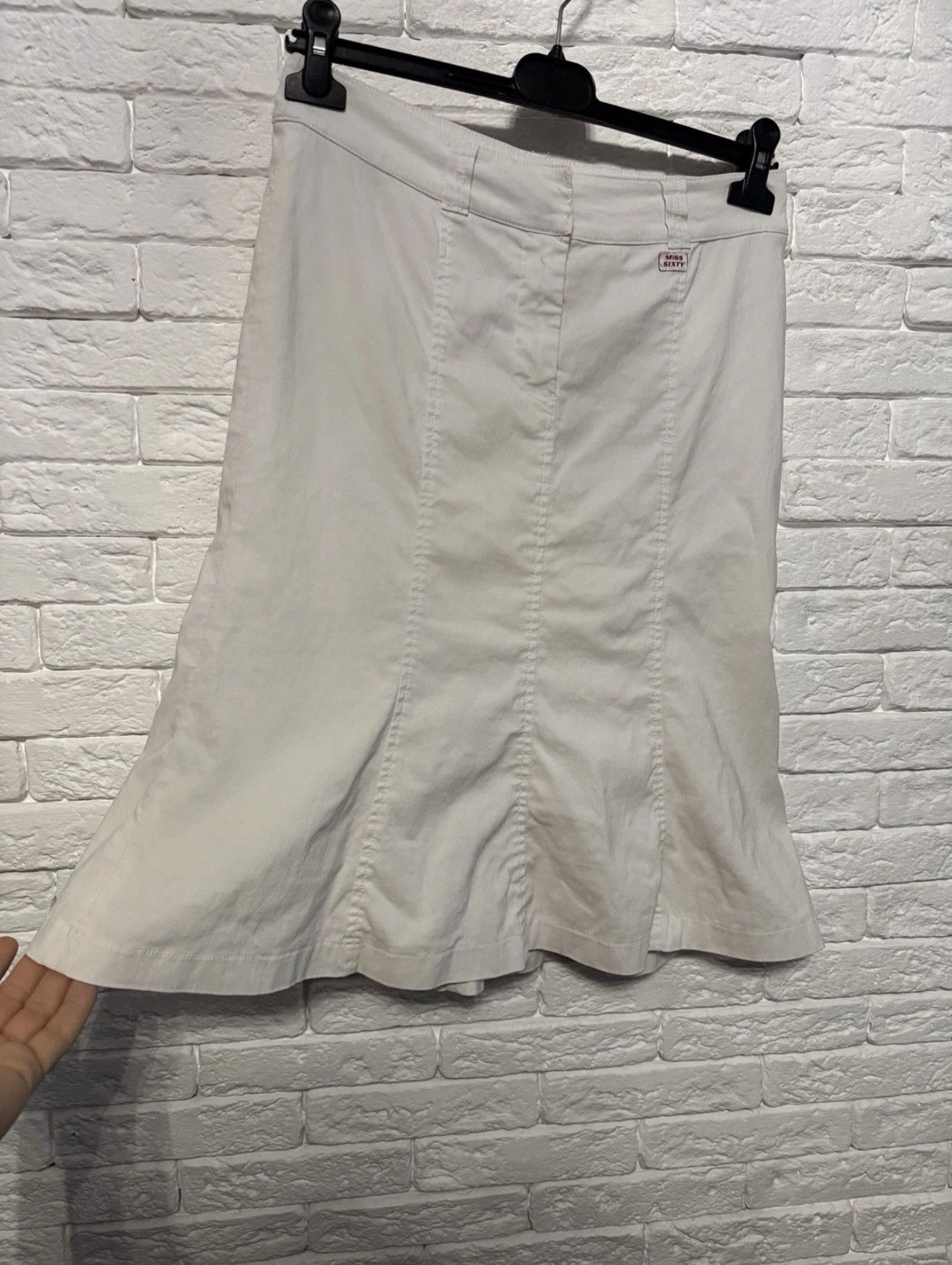 Miss Sixty Vintage Miss Sixty Y2K Flared Midi Skirt Sz M Size 32" / US 10 / IT 46 - 3 Thumbnail