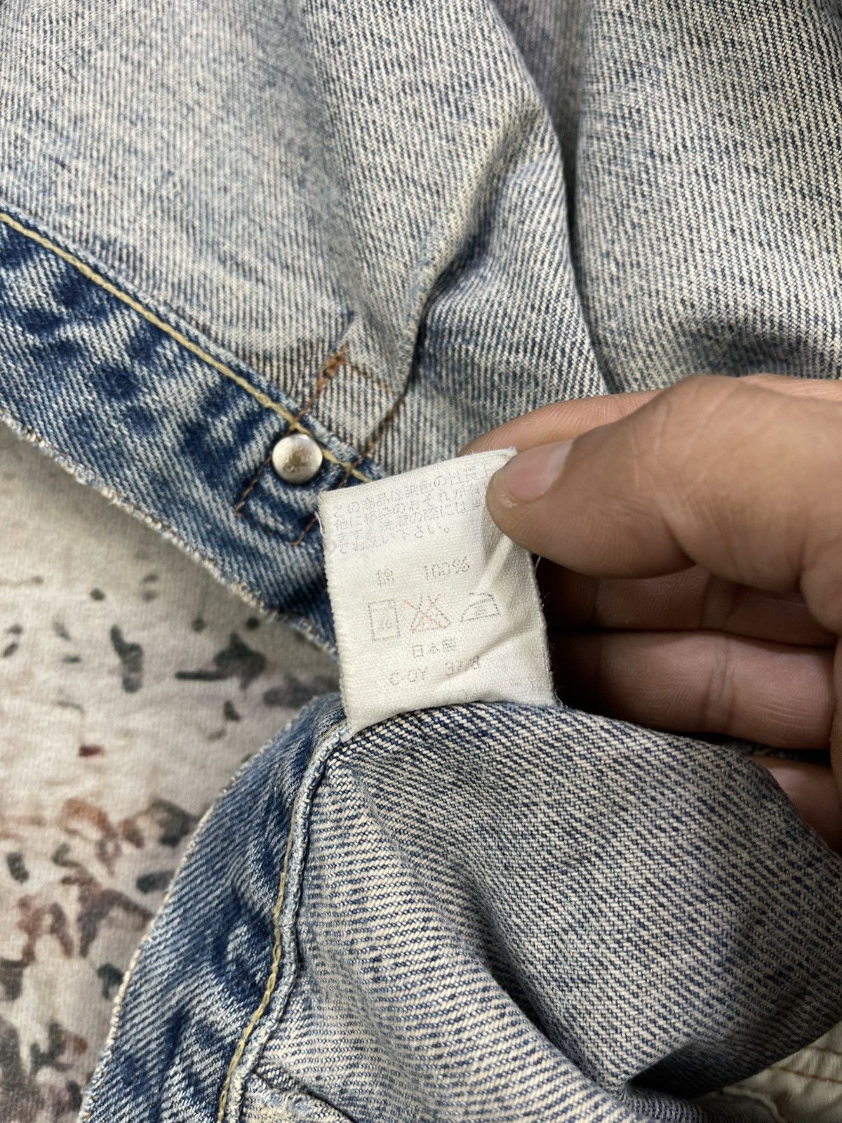 Spellbound Spell Bound Vtg Type I Buckle Cinch Back Denim Trucker Size US M / EU 48-50 / 2 - 17 Thumbnail