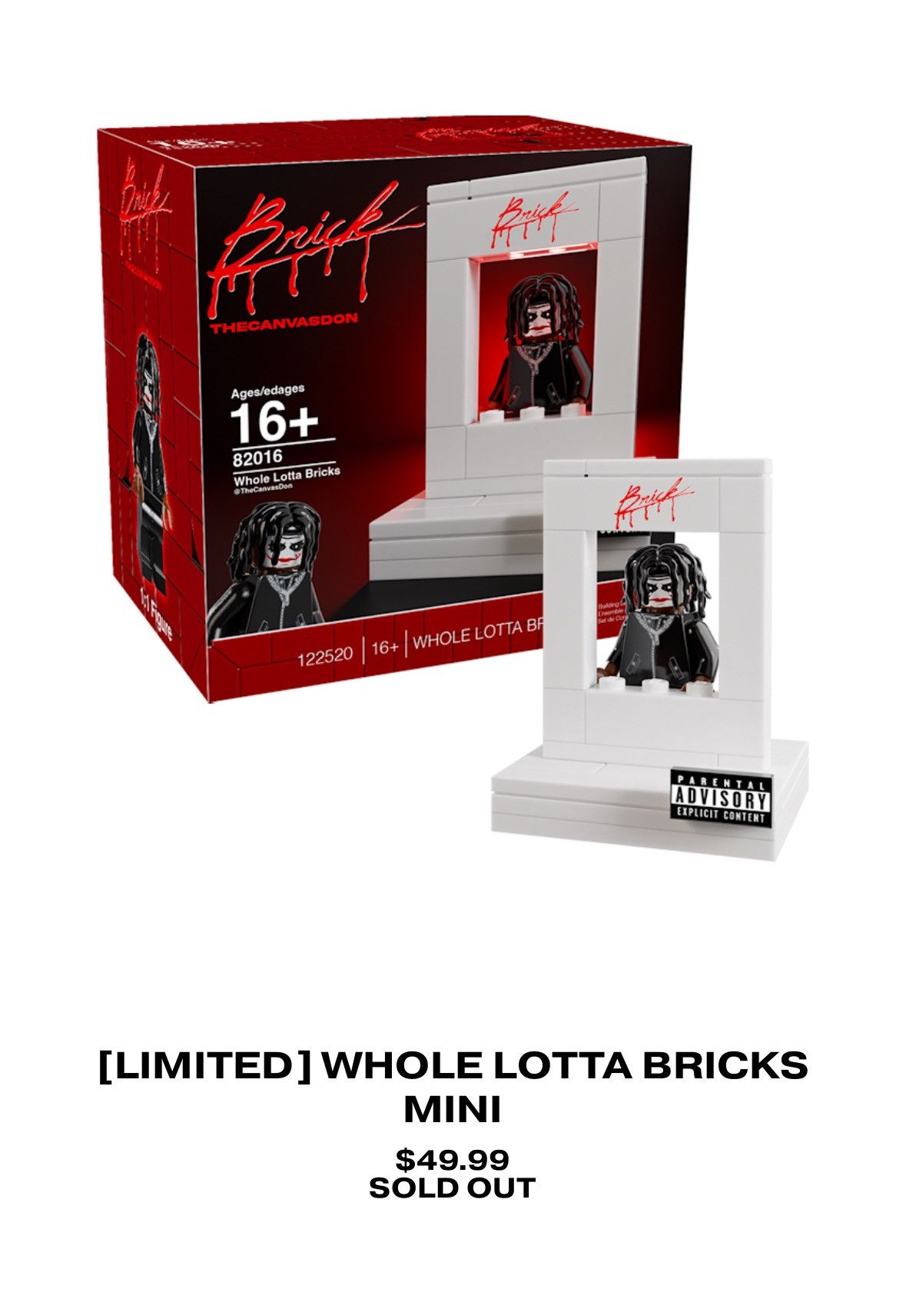 TheCanvasDon Drake Take Care selling Minifigure