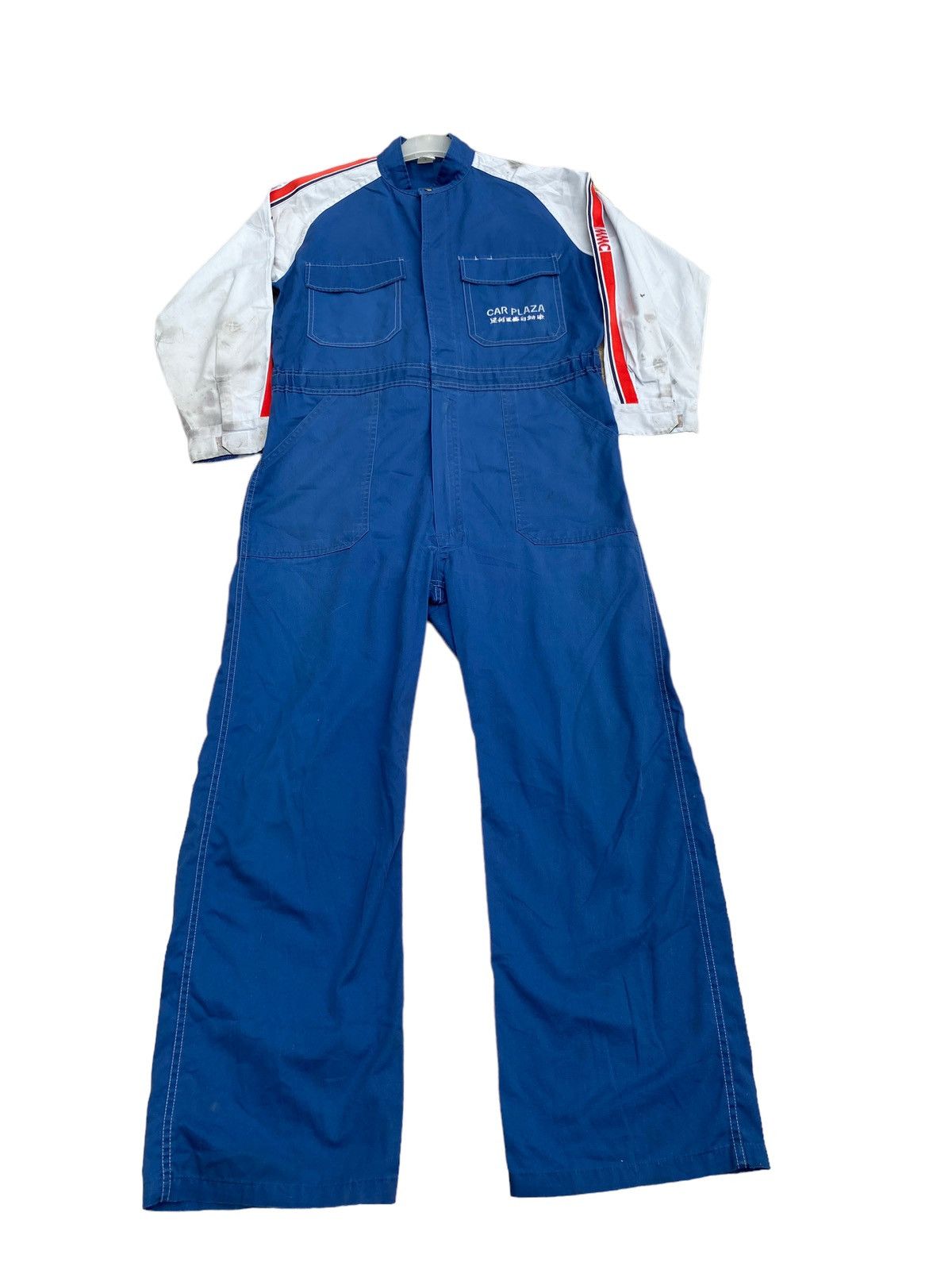 Japanese Brand Vintage Mitsubishi MMC overall Jumpsuit Size US 36 / EU 52 - 2 Thumbnail