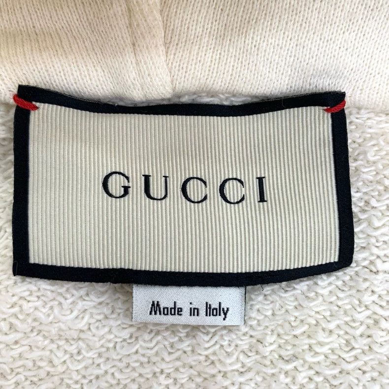 Gucci Gucci Logo printed round-neck beige pullover long-sleeved s Size US M / EU 48-50 / 2 - 6 Thumbnail