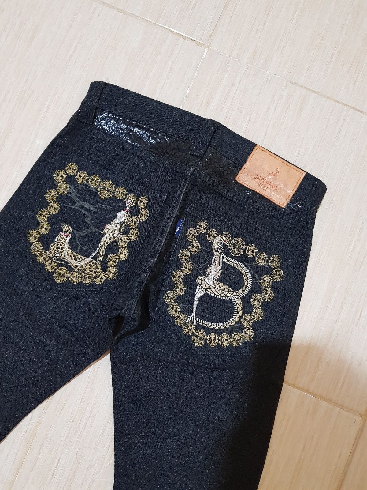 Japanese Brand Japanois blue jeans Size US 27 - 3 Thumbnail