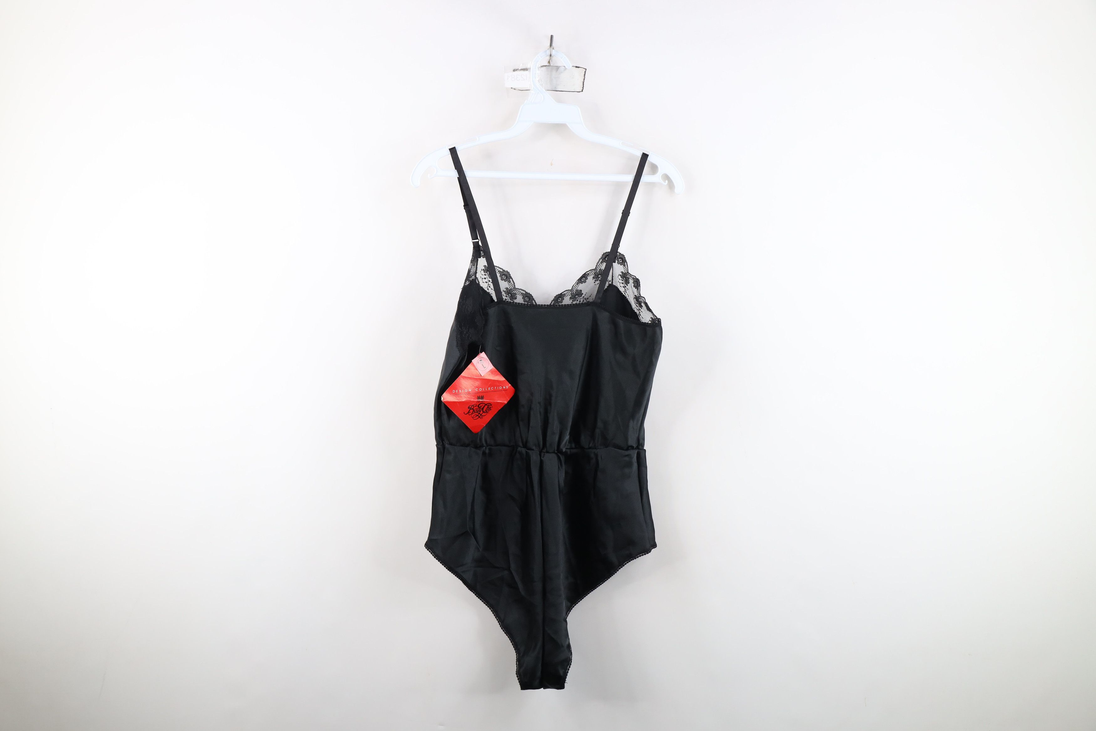 Vintage Deadstock Vintage 90s Snap Crotch Romper Lingerie USA Black Size L / US 10 / IT 46 - 13 Thumbnail