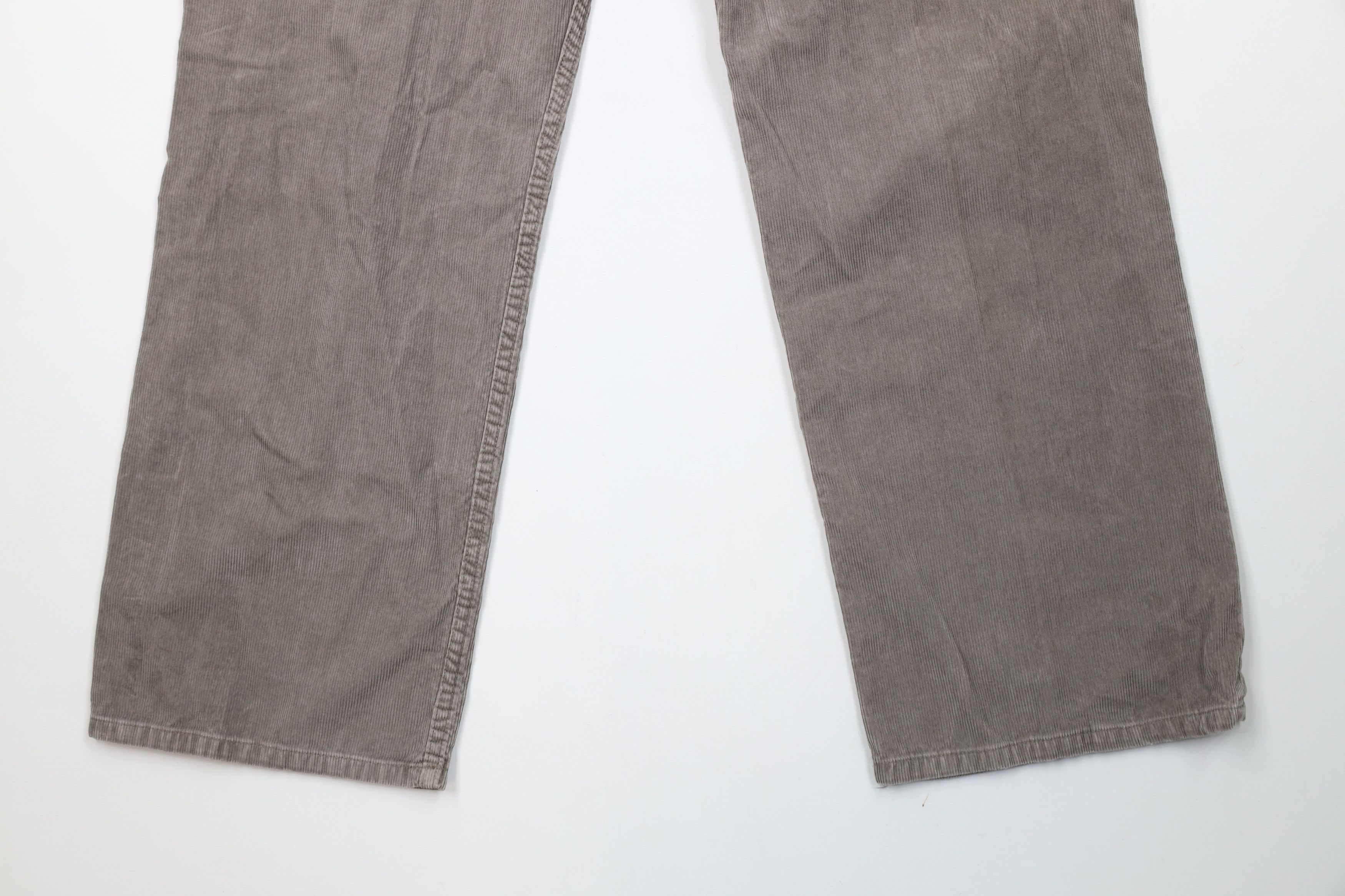 J.Crew × Vintage Vintage J Crew Wide Leg Corduroy Chino Pants Gray Cotton Size US 36 / EU 52 - 10 Thumbnail