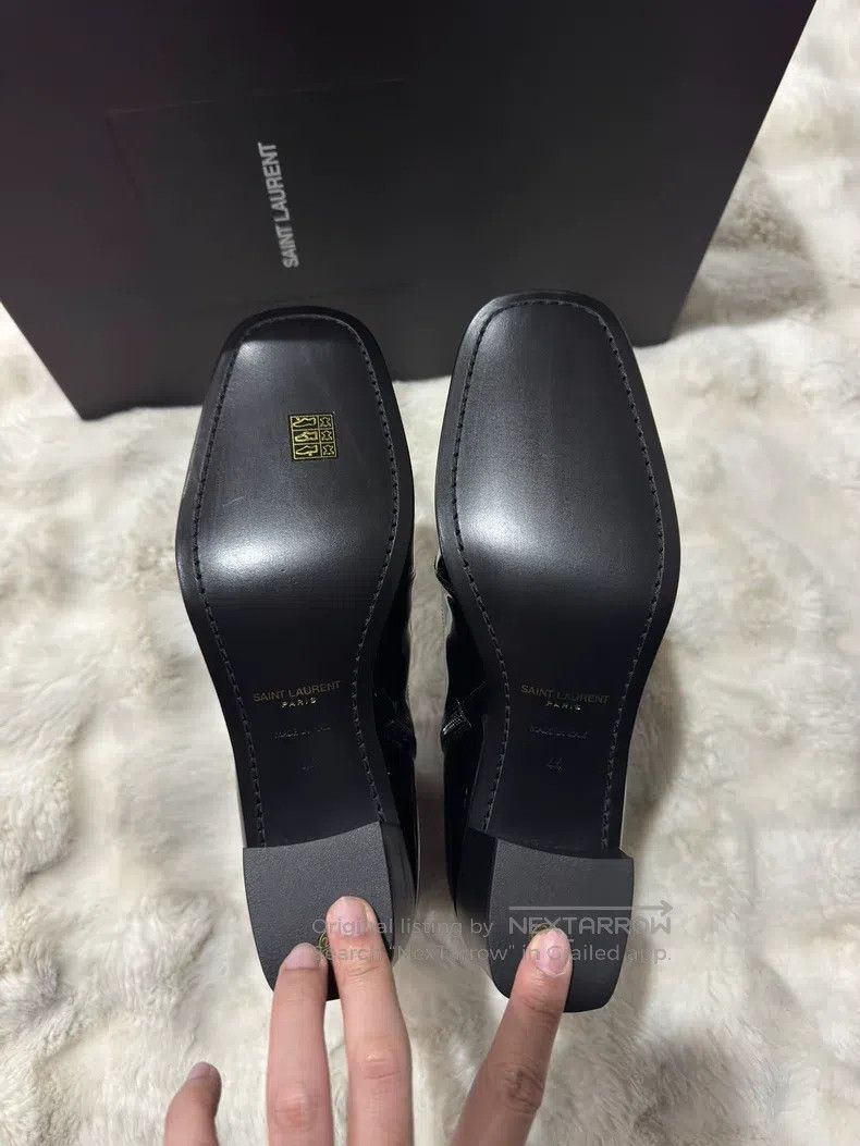Saint Laurent Paris Saint Laurent Paris Black Gold Men's Boots Leather Boots Size US 11 / EU 44 - 8 Thumbnail