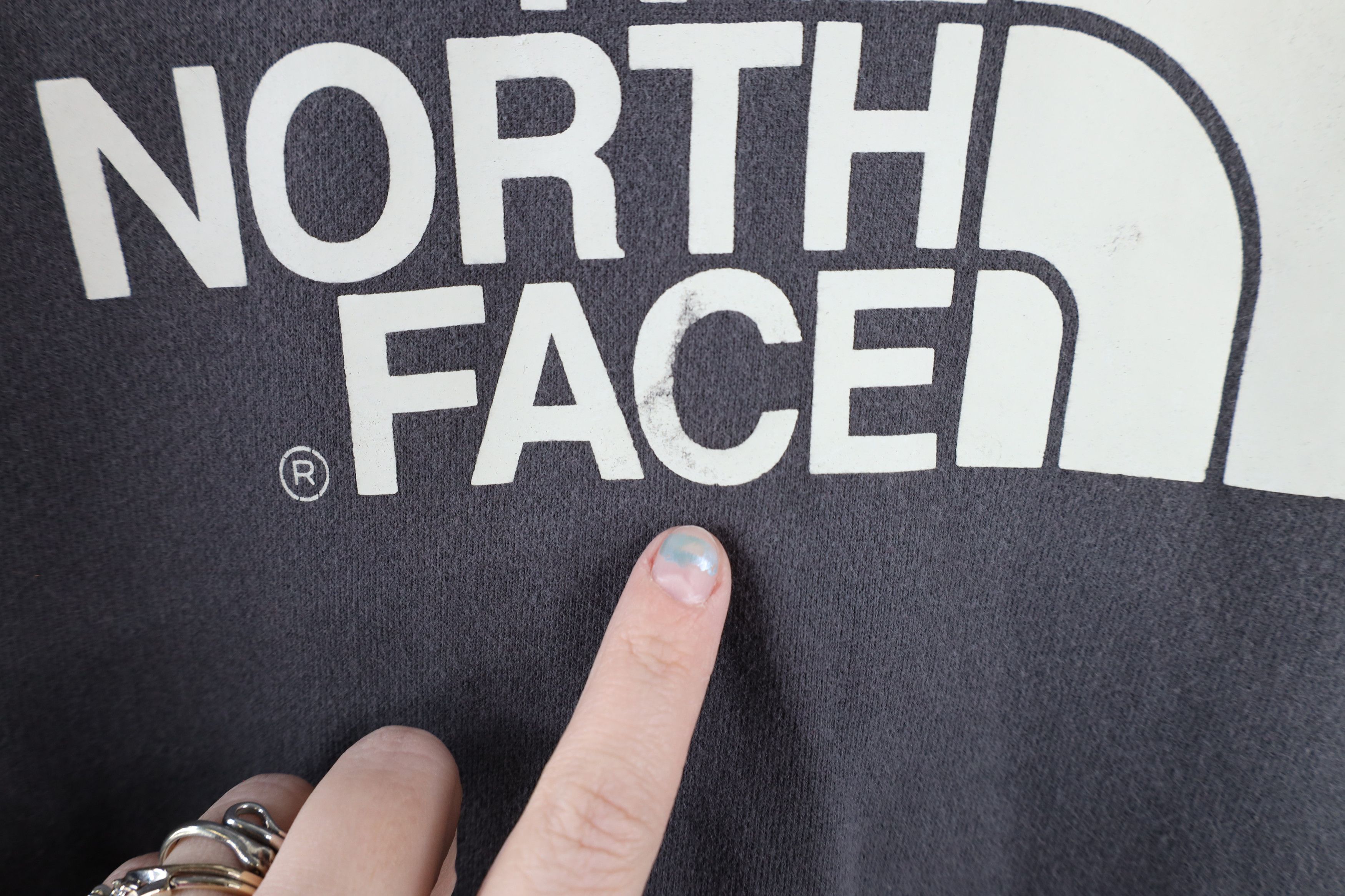 The North Face Vintage The North Face Spell Out Big Logo Hoodie Sweatshirt Size US M / EU 48-50 / 2 - 5 Thumbnail
