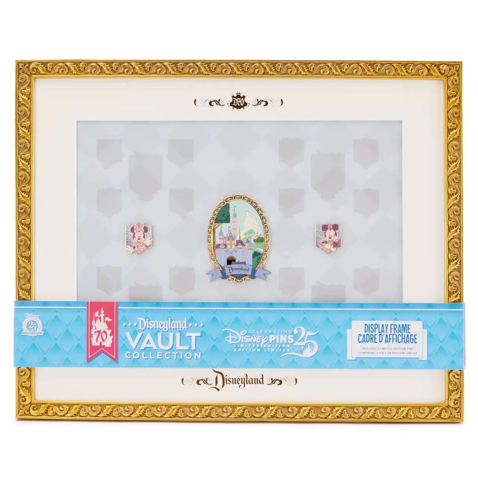 Disney Disney Castle 70th Anniversary Vault LE Pin Frame w 3 pins Size ONE SIZE - 6 Thumbnail