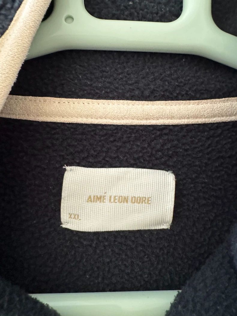Aime Leon Dore Aime leon doreLoose-fitting fleece pullover hoodie, navy co Size US XXL / EU 58 / 5 - 5 Thumbnail