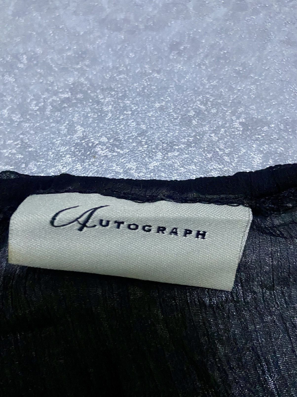 Other Autograph Sheer Blouse Size XXL / US 16-18 / IT 52-54 - 8 Thumbnail