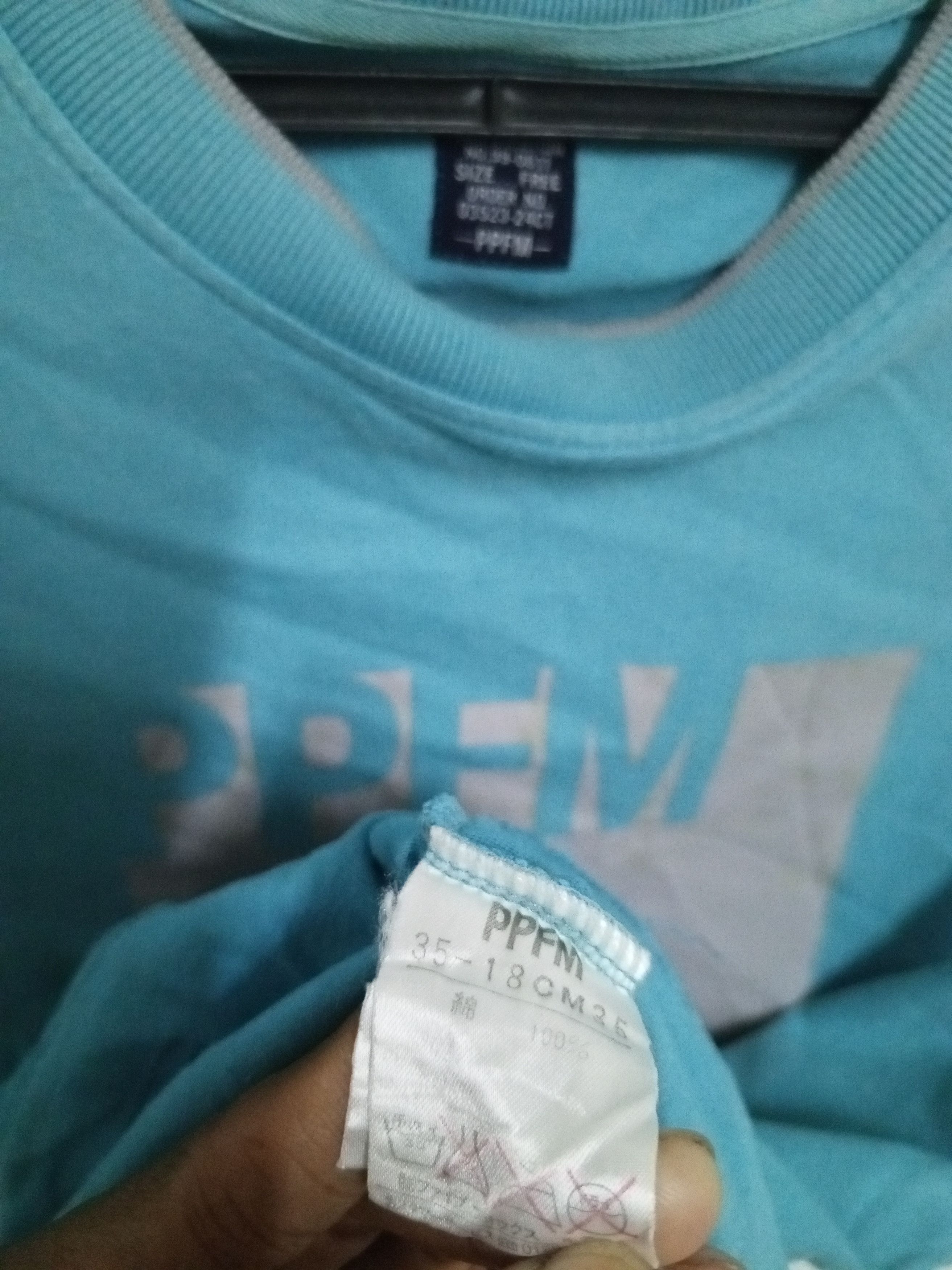 PPFM PPFM BLUE TSHIRT RARE Size US M / EU 48-50 / 2 - 8 Thumbnail