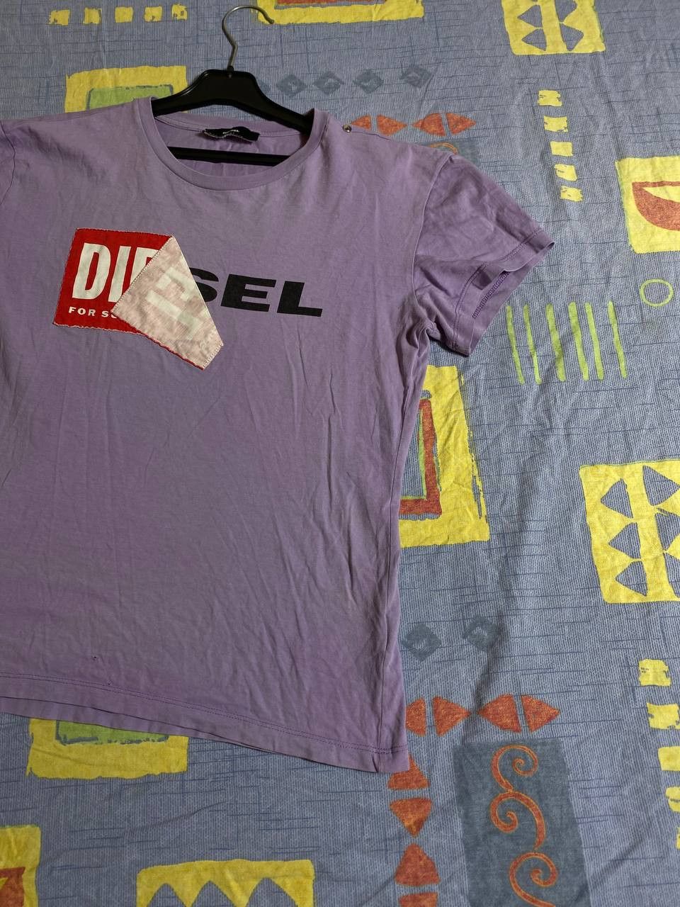 Diesel × Vintage Vintage Y2K Diesel faded t-shirt big logo size streetwear L Size US M / EU 48-50 / 2 - 15 Thumbnail
