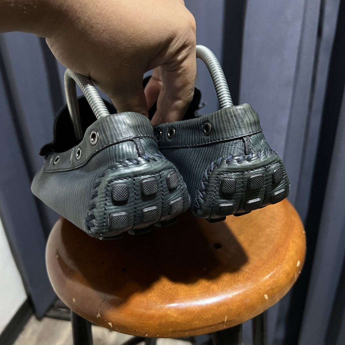 Louis Vuitton Louis Vuitton Slip on Dark green Size US 8 / EU 41 - 4 Thumbnail