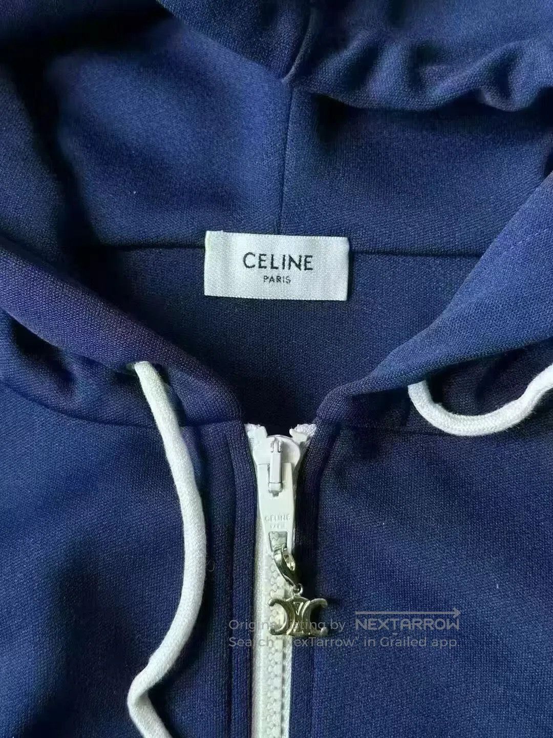 Celine Celine Hooded Cropped Jacket. Size L / US 10 / IT 46 - 3 Thumbnail