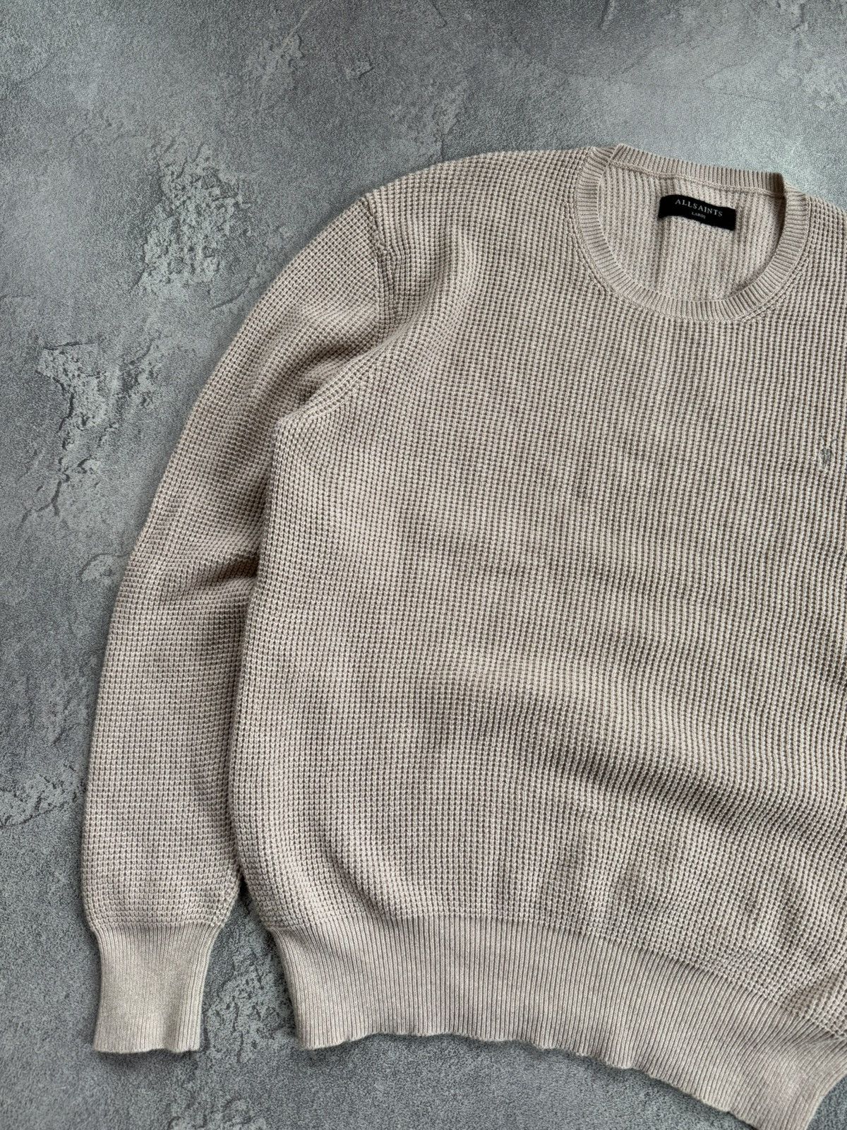 Allsaints × Designer Allsaints L trias crew MK068G knitwear sweater sweatshirt Size US L / EU 52-54 / 3 - 7 Thumbnail