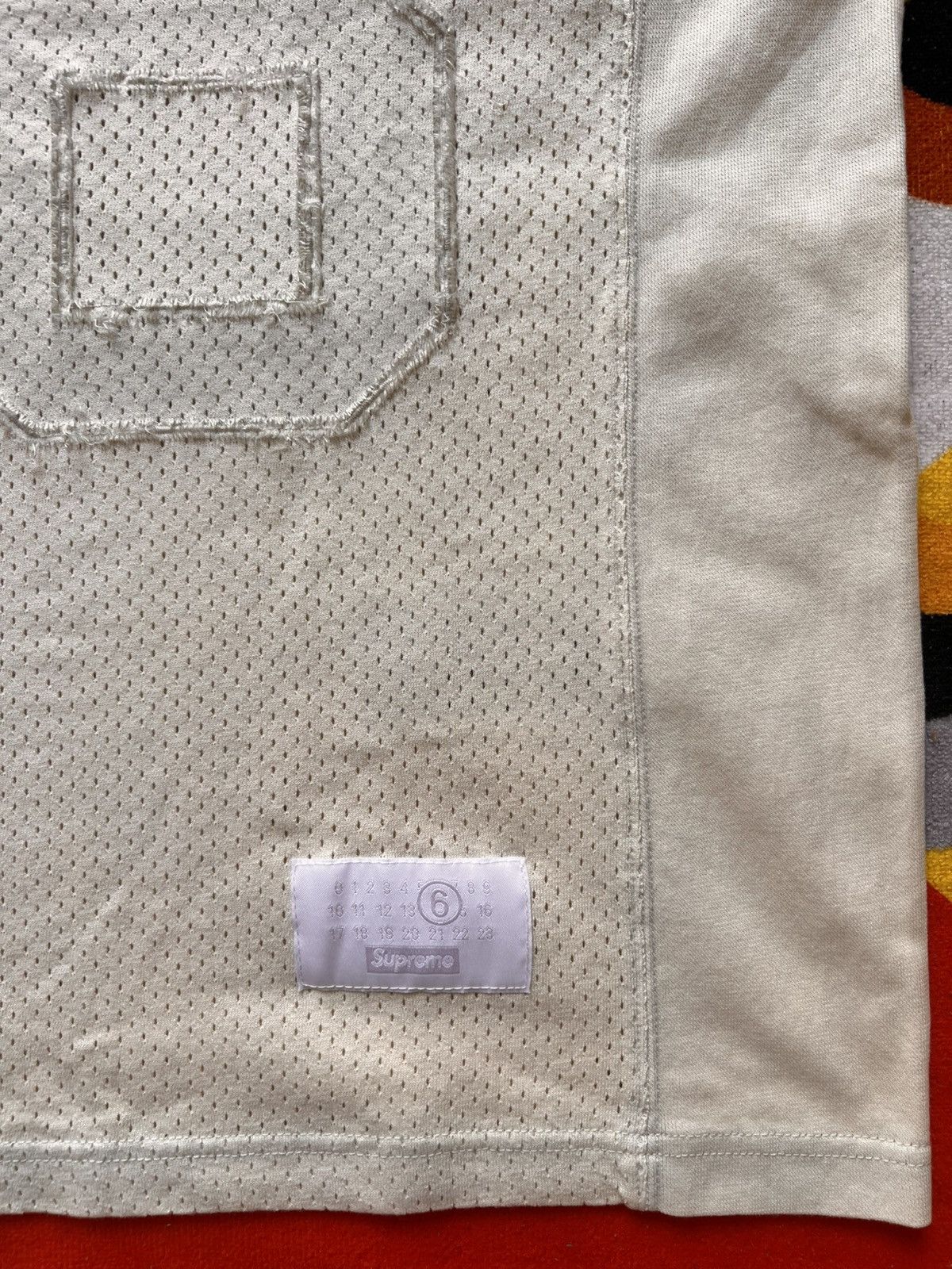 Maison Margiela × Supreme M Supreme MM6 Maison Margiela Cotton Football Jersey White Size US M / EU 48-50 / 2 - 5 Thumbnail